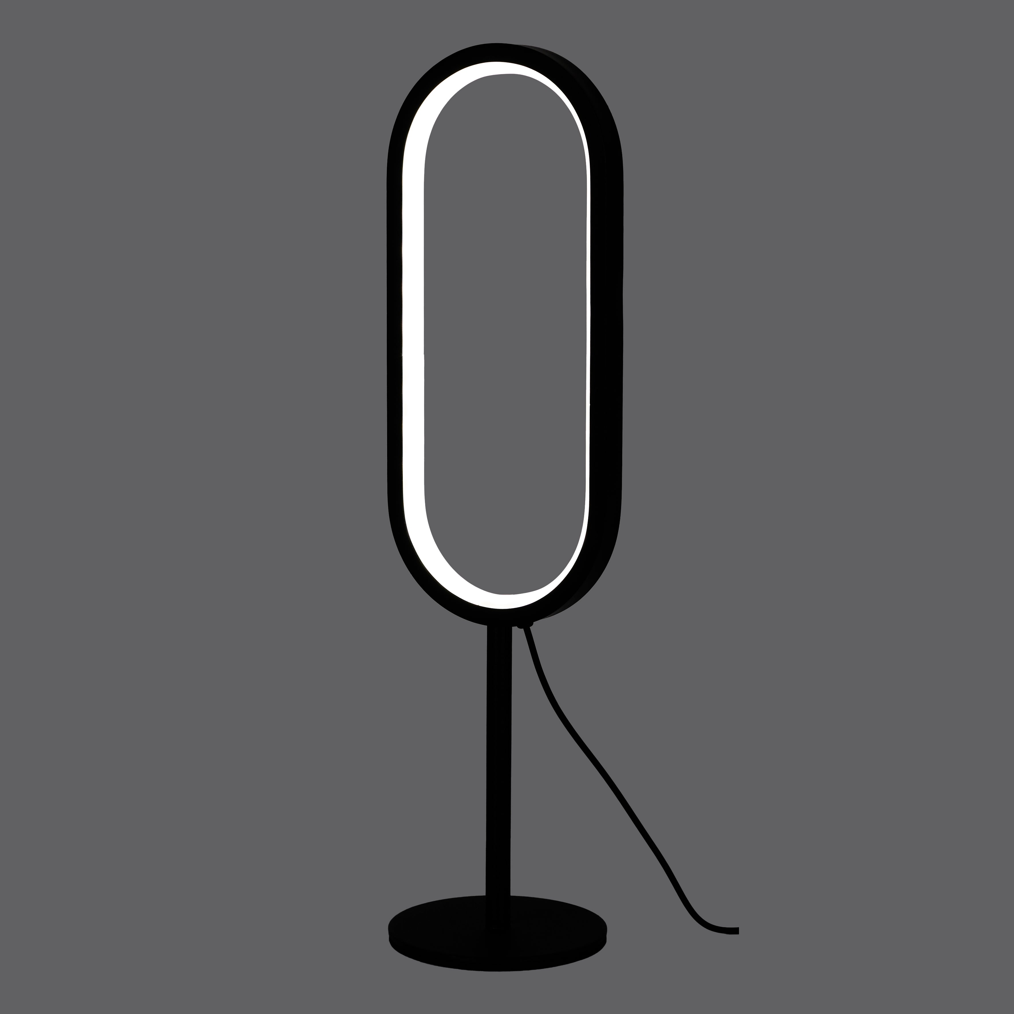 LAMPE DE TABLE LED USB ICONIC NOIR