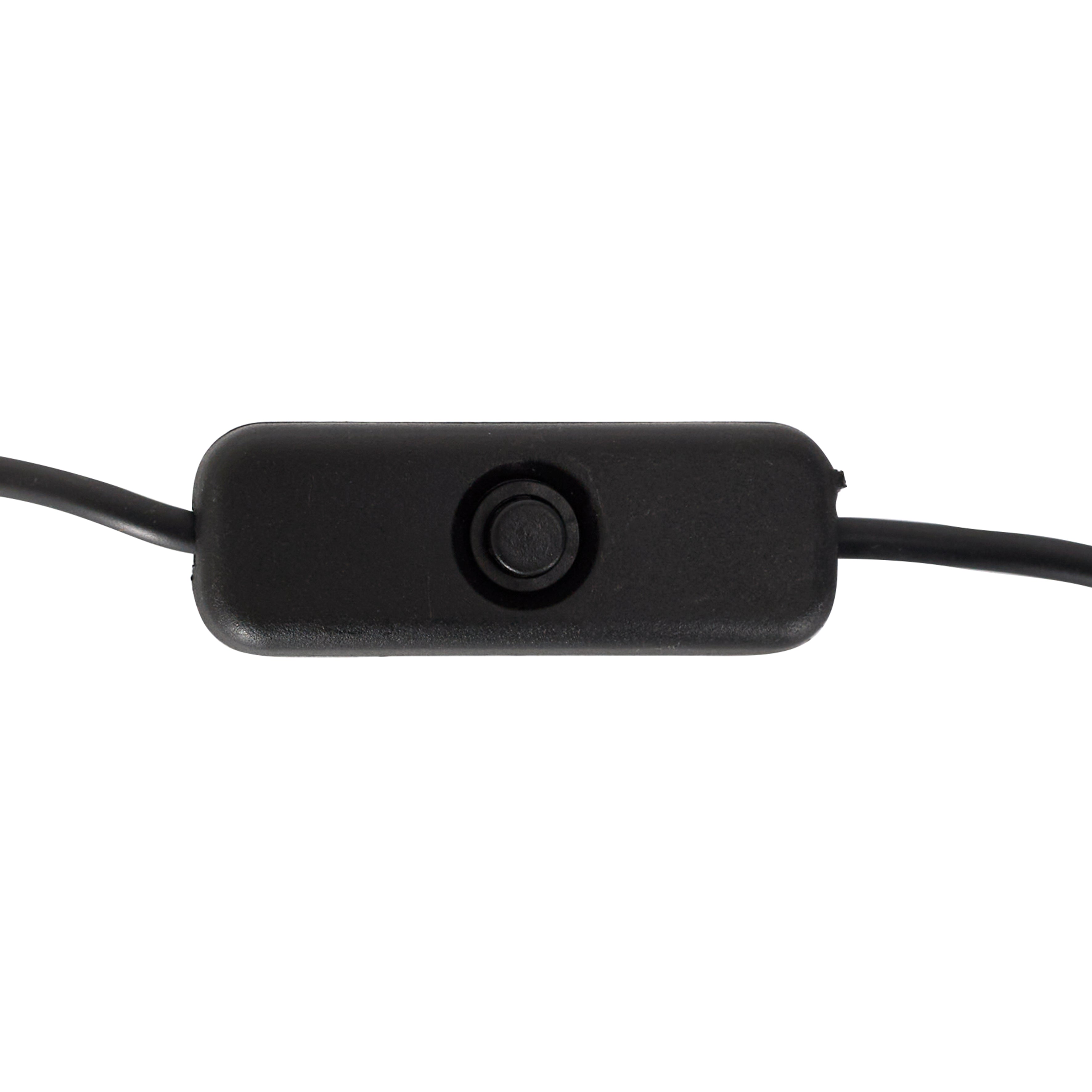 LAMPE DE TABLE LED USB ICONIC NOIR
