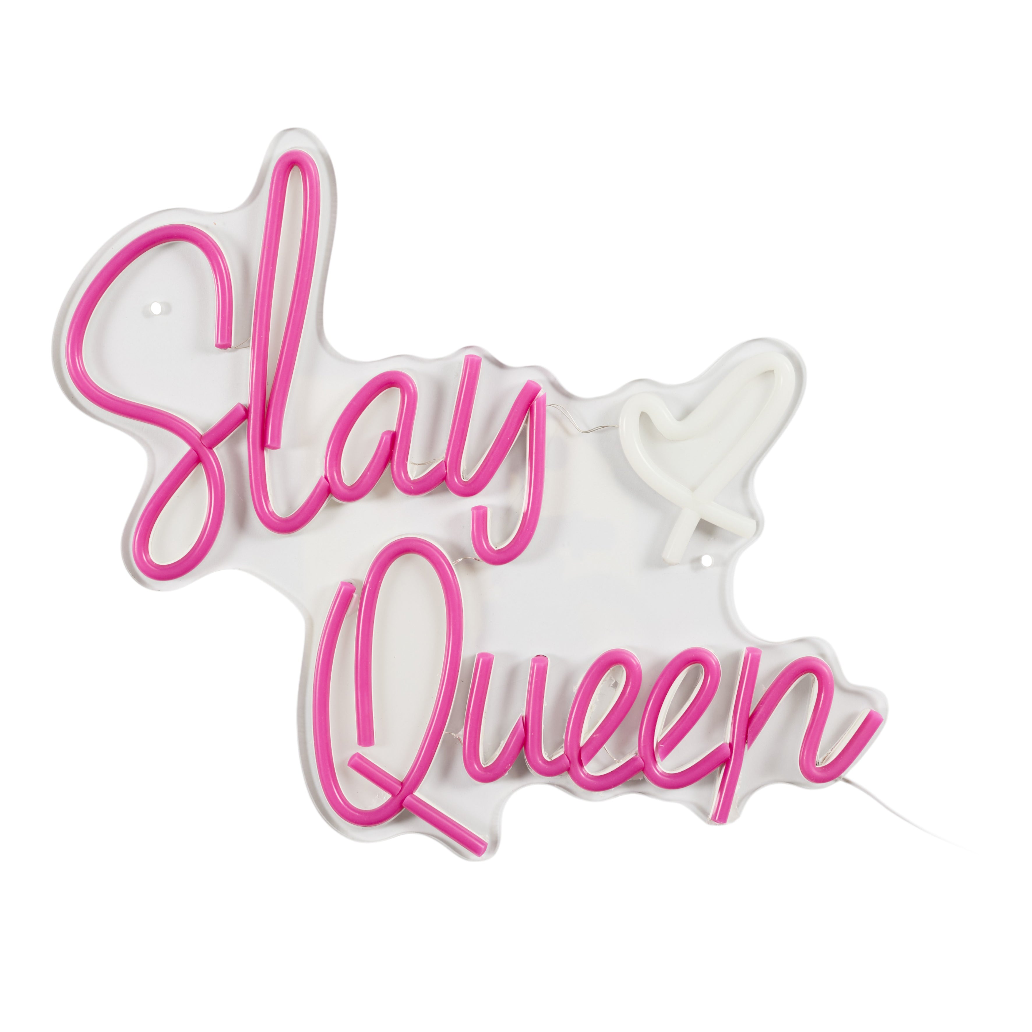LAMPE LED EFFET NEON SLAY QUEEN USB CO GRL PWR