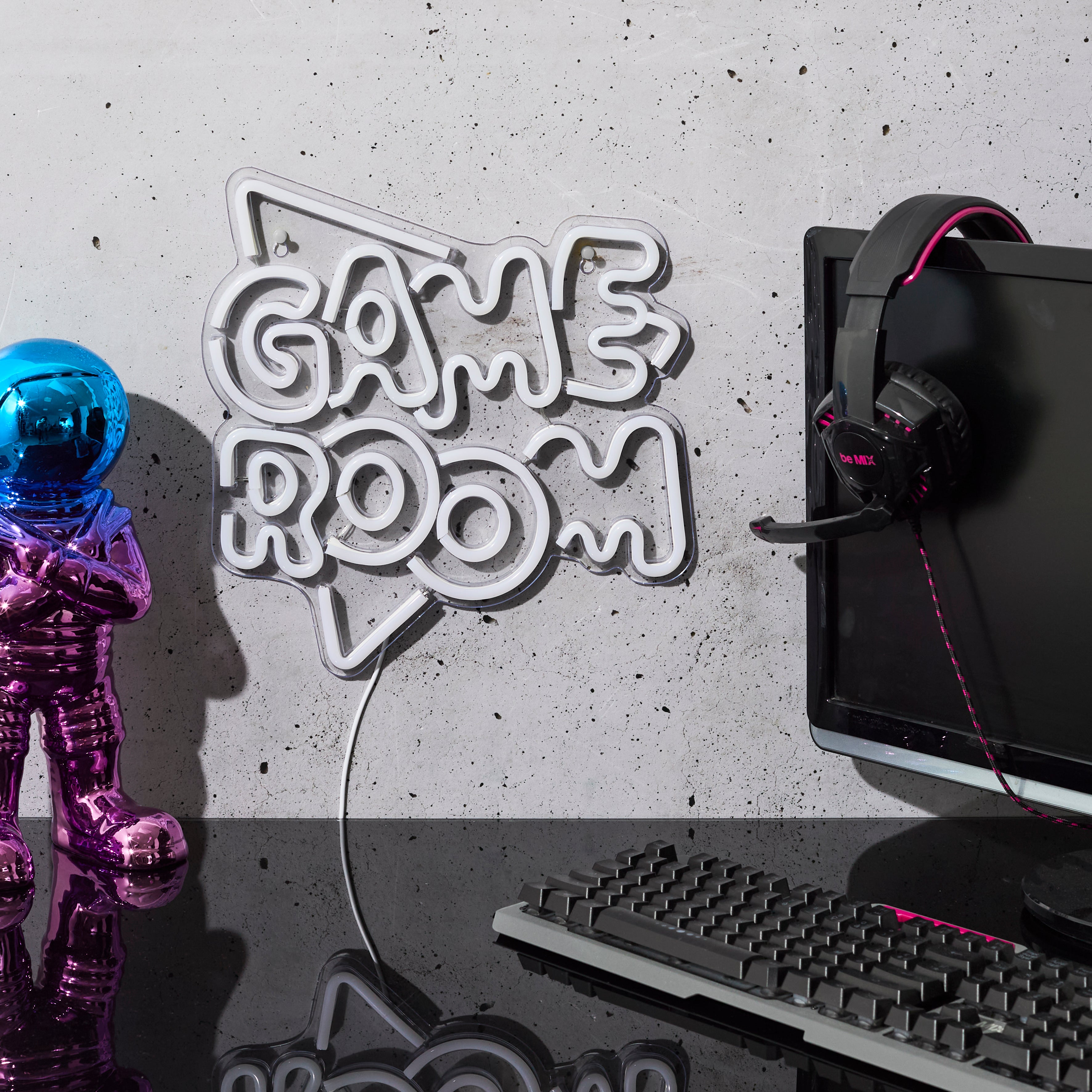 LAMPE LED EFFET NEON GAME ROOM