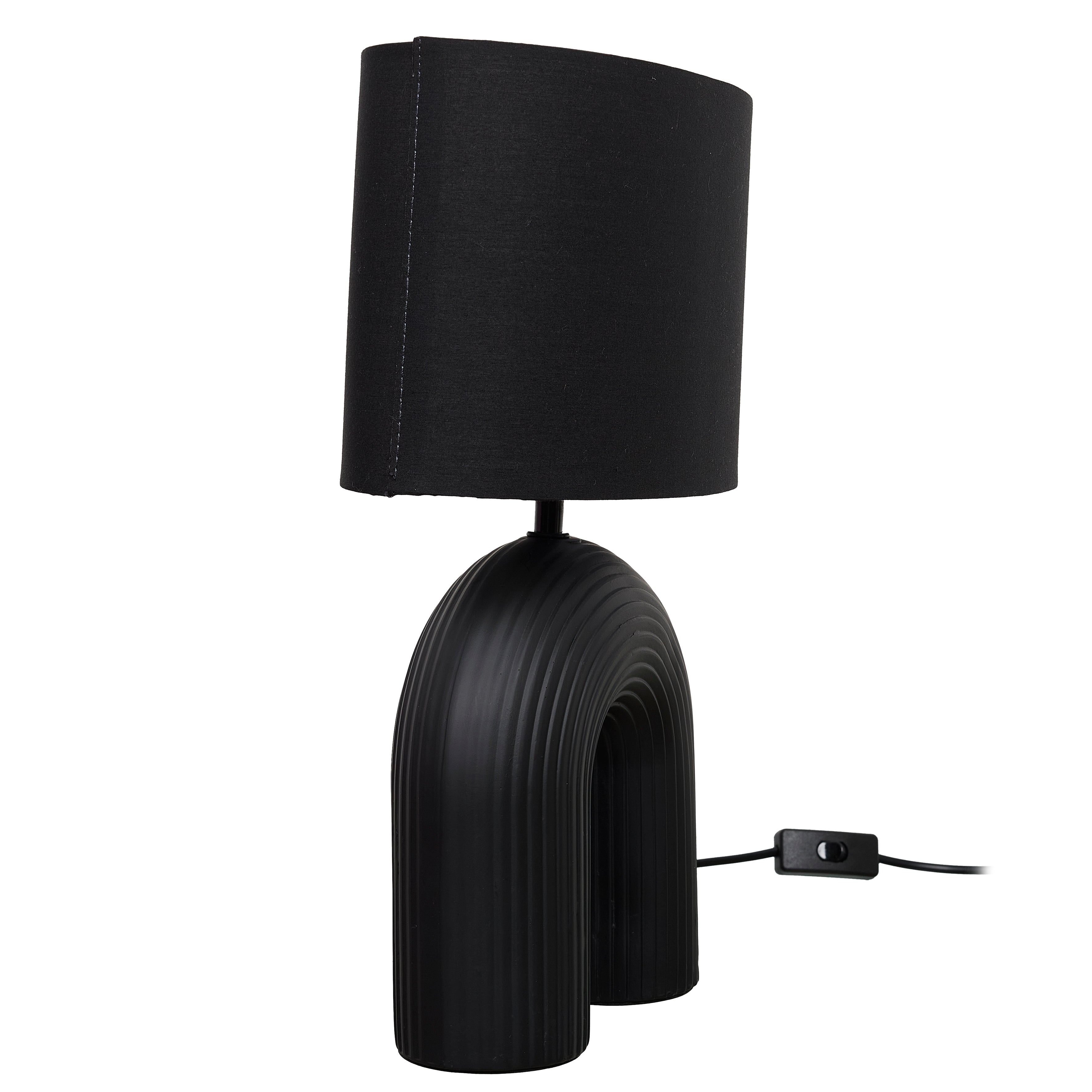 LAMPE ARCHI CERAMIQUE NOIR