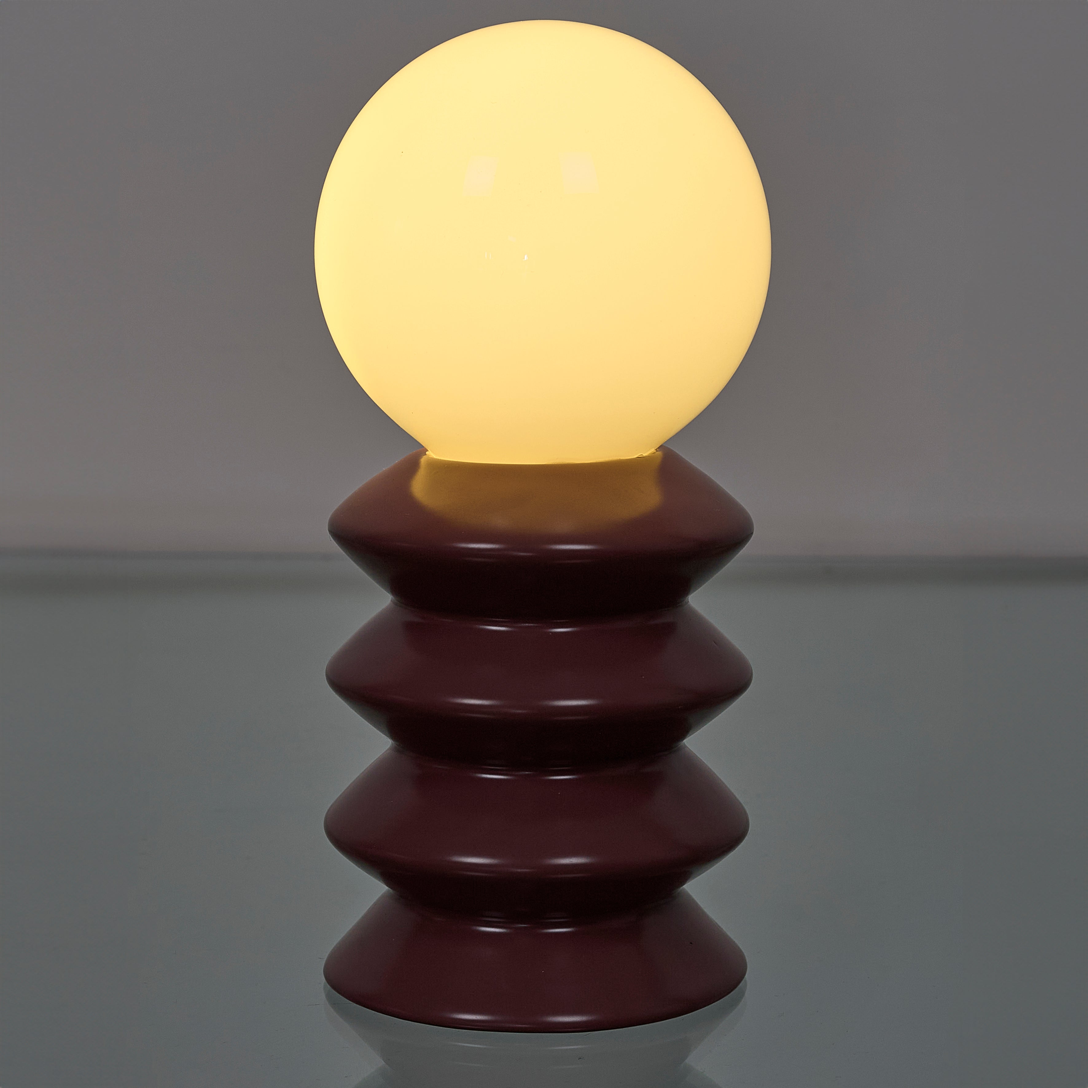 LAMPE CERAMIQUE TERRACOTA A PILES