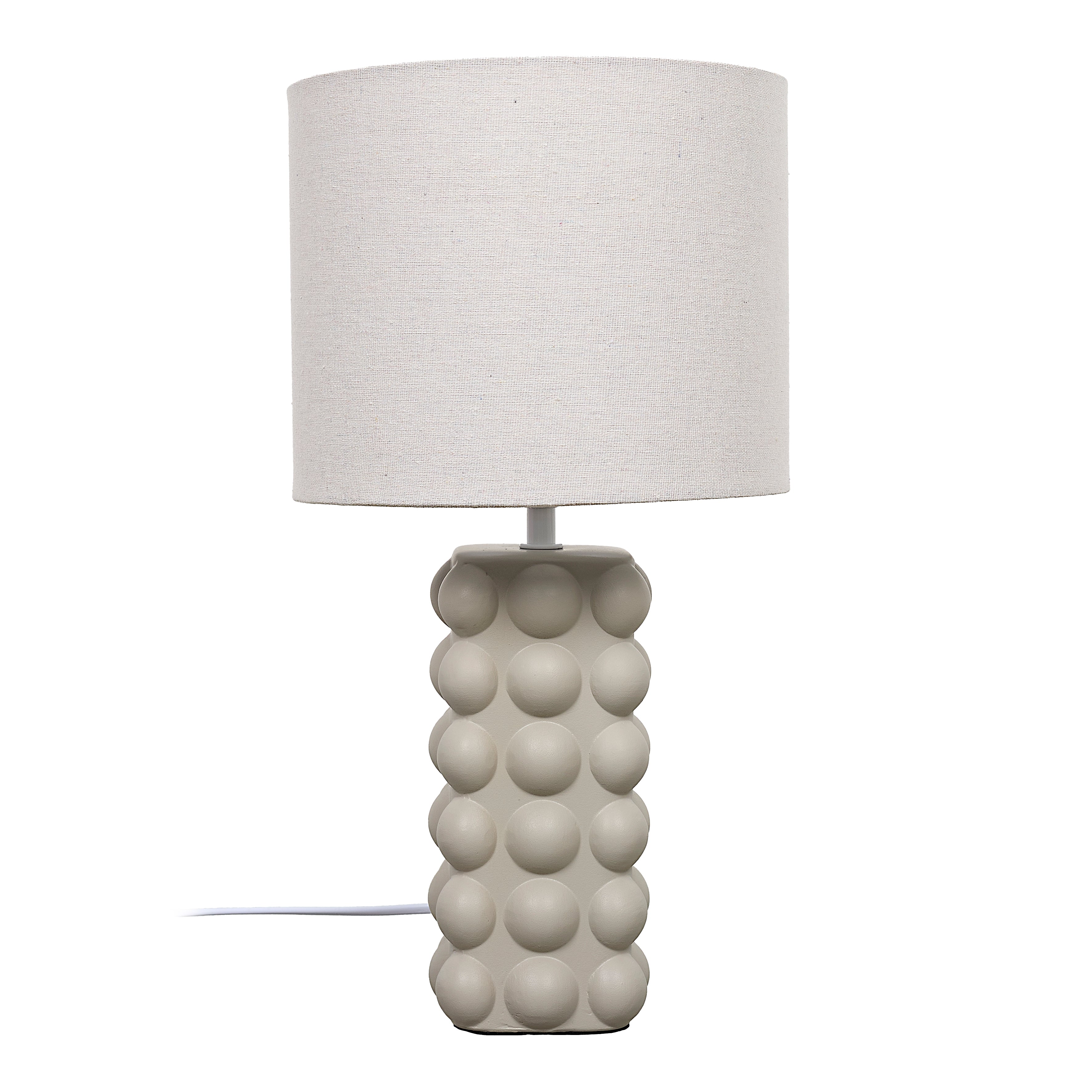 LAMPE CERAMIQUE TAUPE