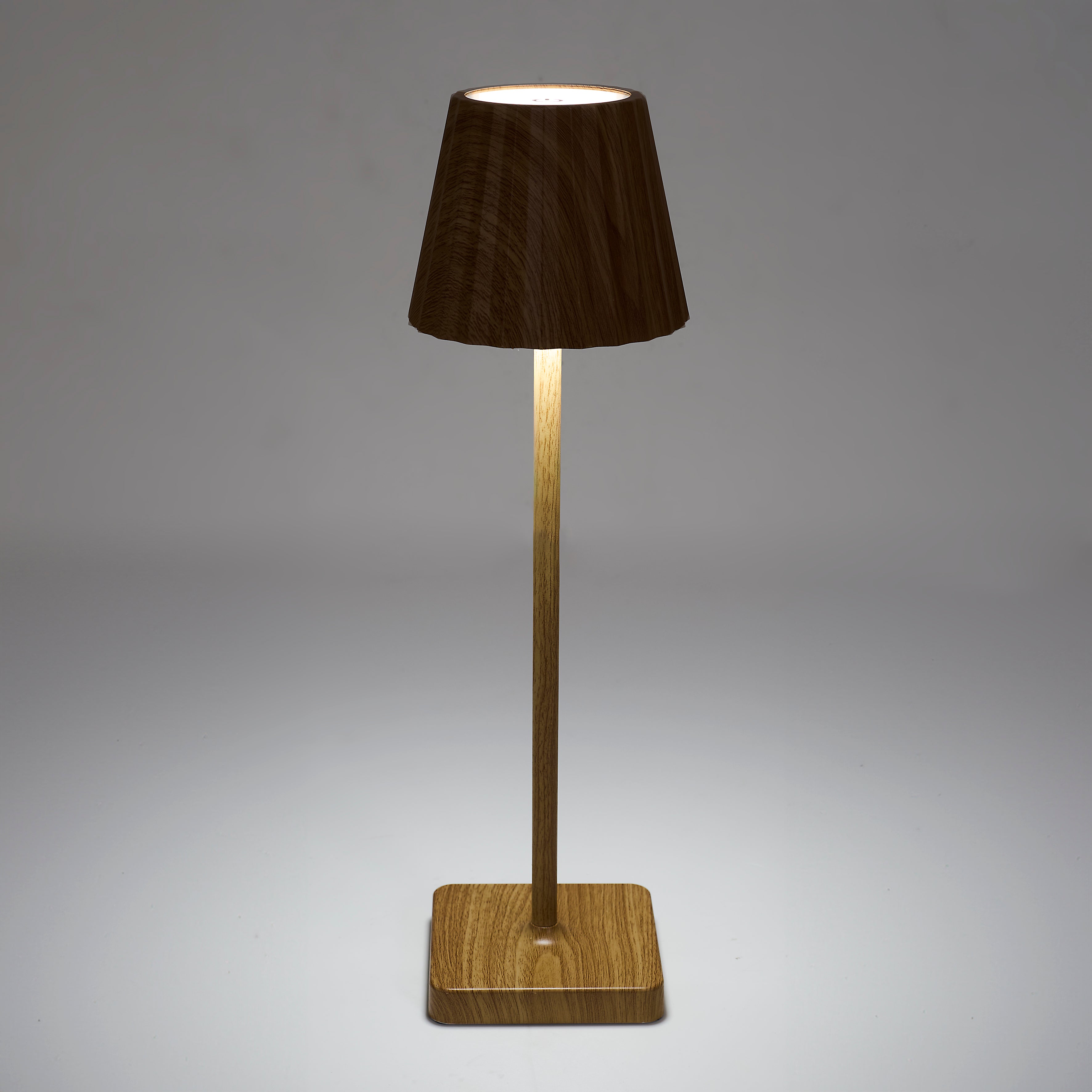 LAMPE DE TABLE RECHARGEABLE USB BOIS CLAIR
