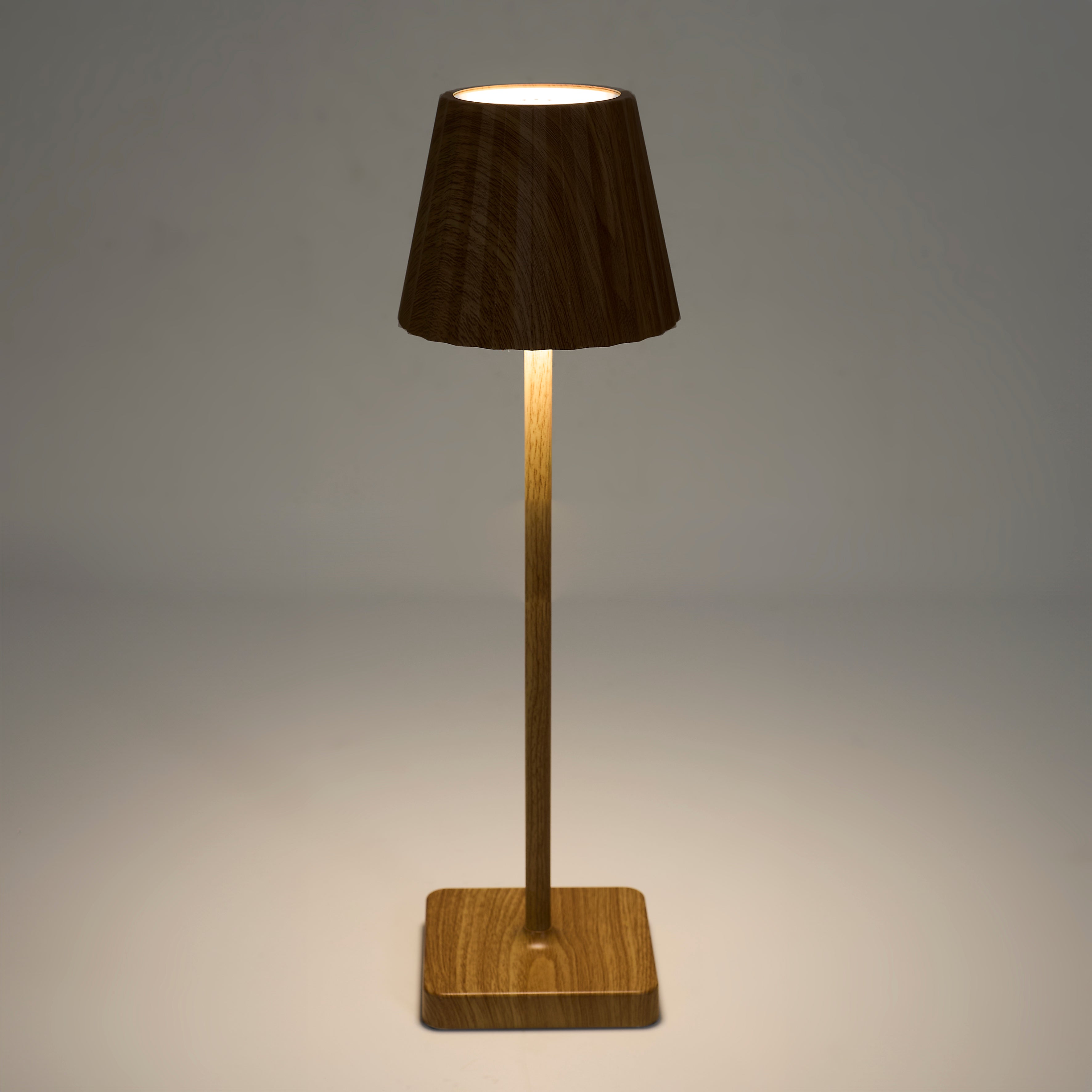 LAMPE DE TABLE RECHARGEABLE USB BOIS CLAIR