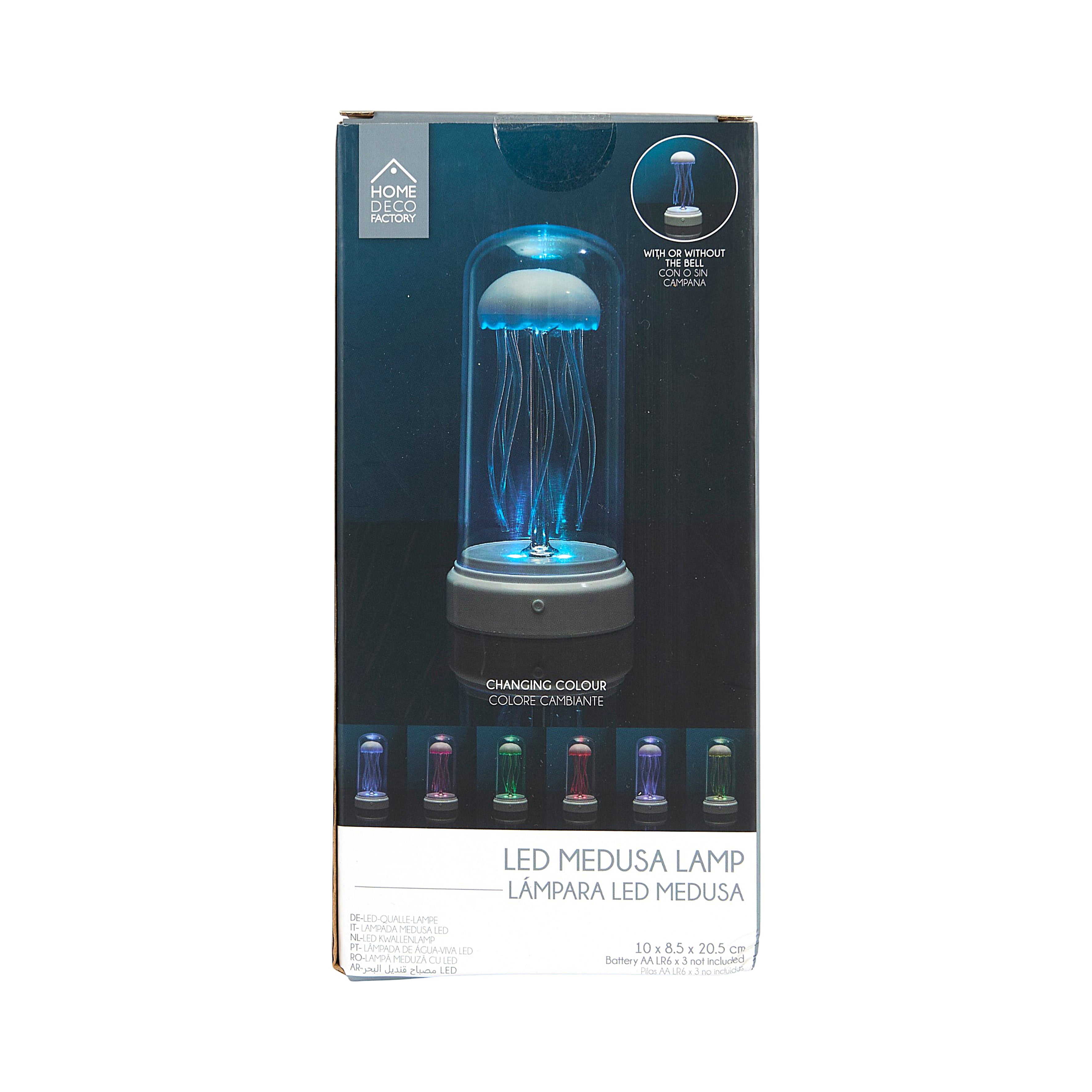LAMPE MEDUSE LED COULEUR CHANGEANTE