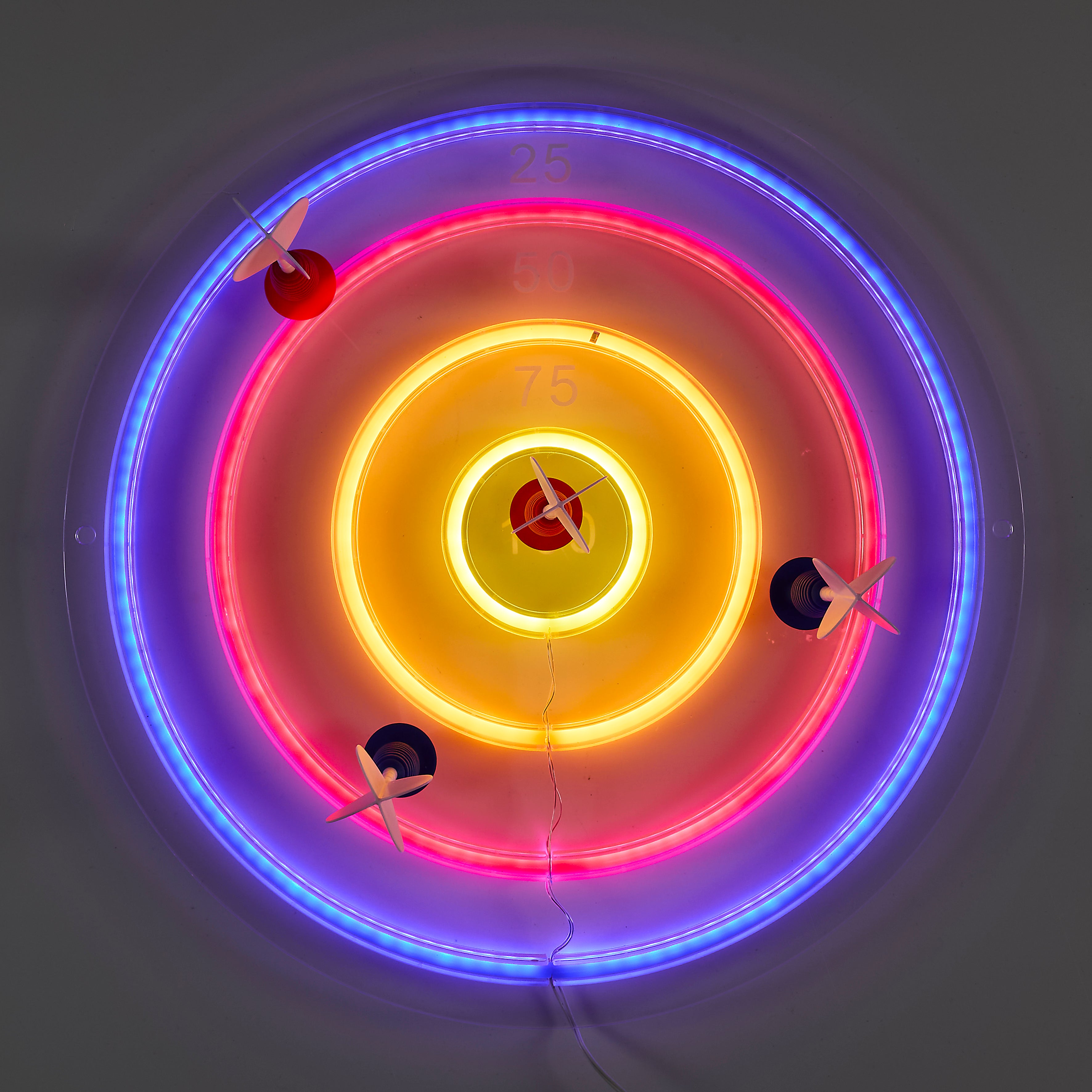 LAMPE LED EFFET NEON CIBLE USB