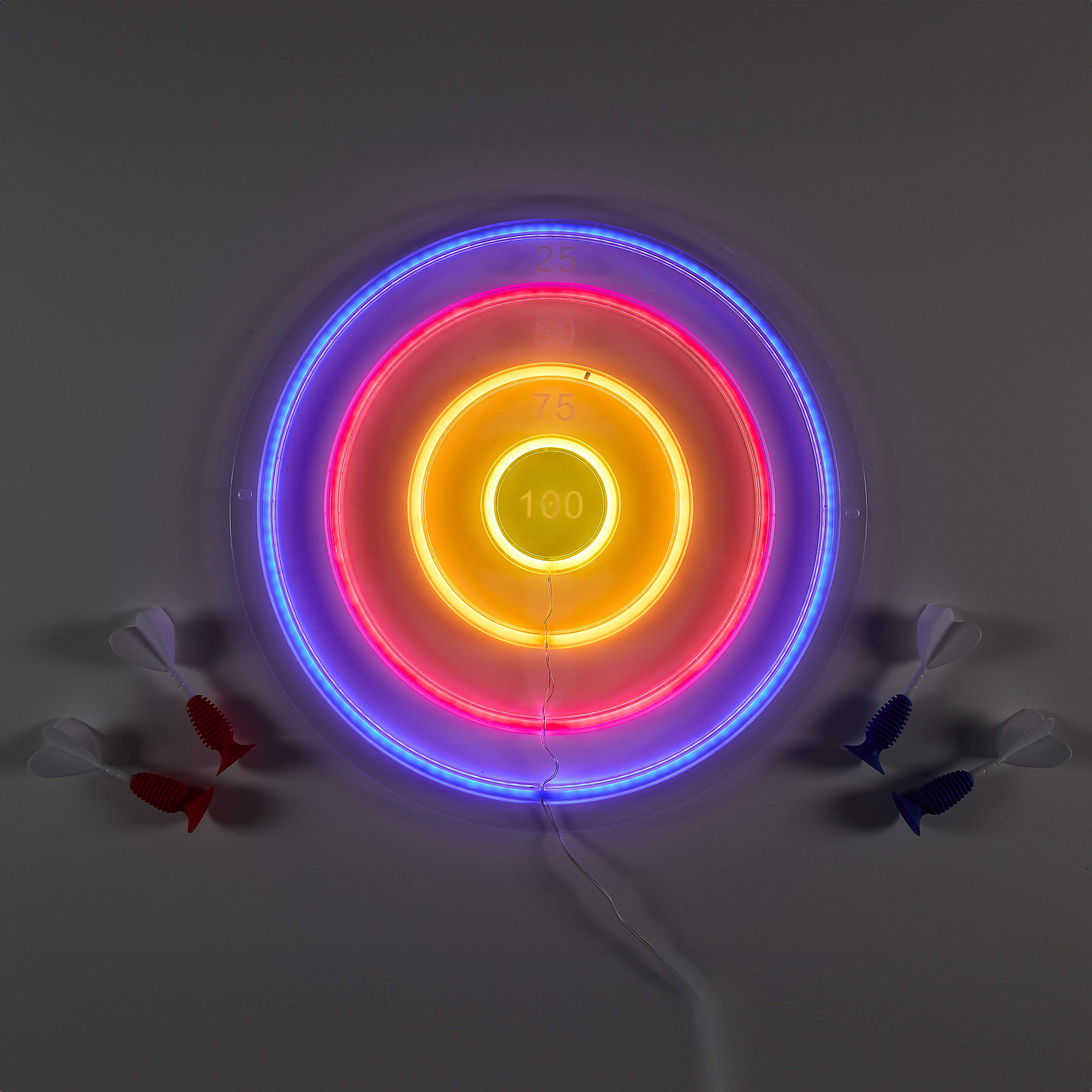 LAMPE LED EFFET NEON CIBLE USB