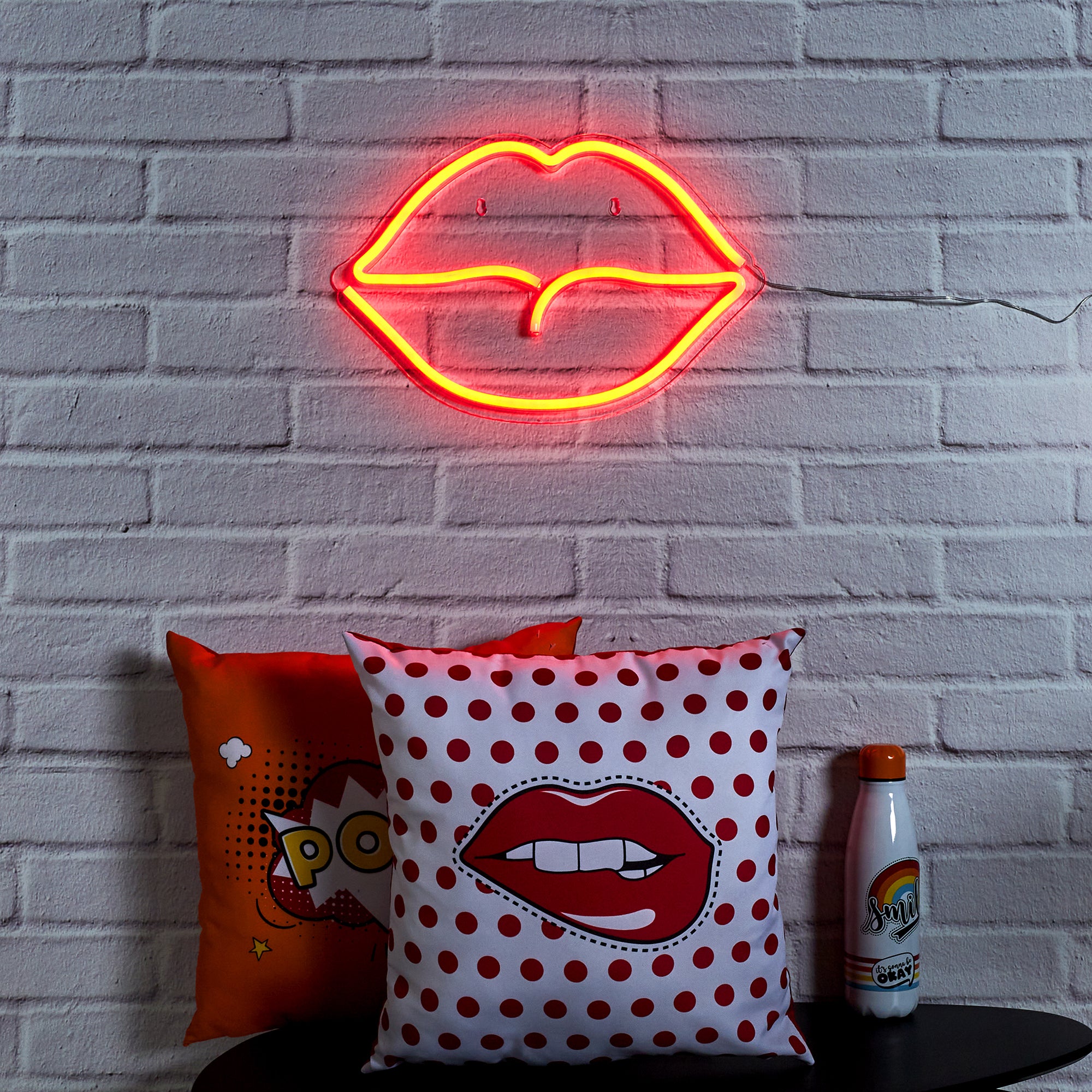 LAMPE LED EFFET NEON BOUCHE USB