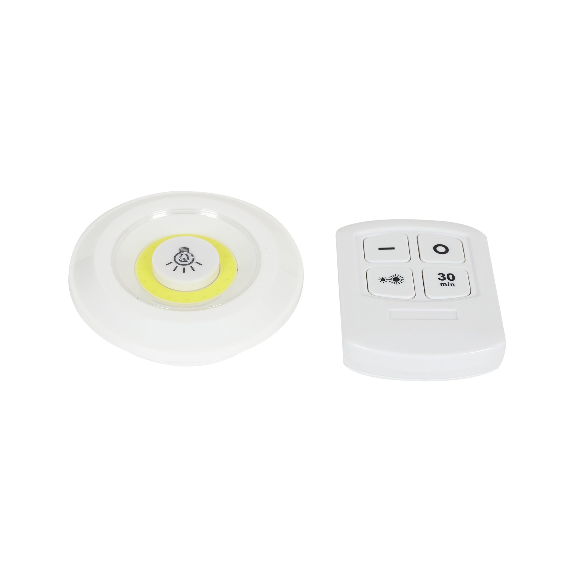 LAMPE LED COB A PRESSION X2 AVEC TELECOMMANDE