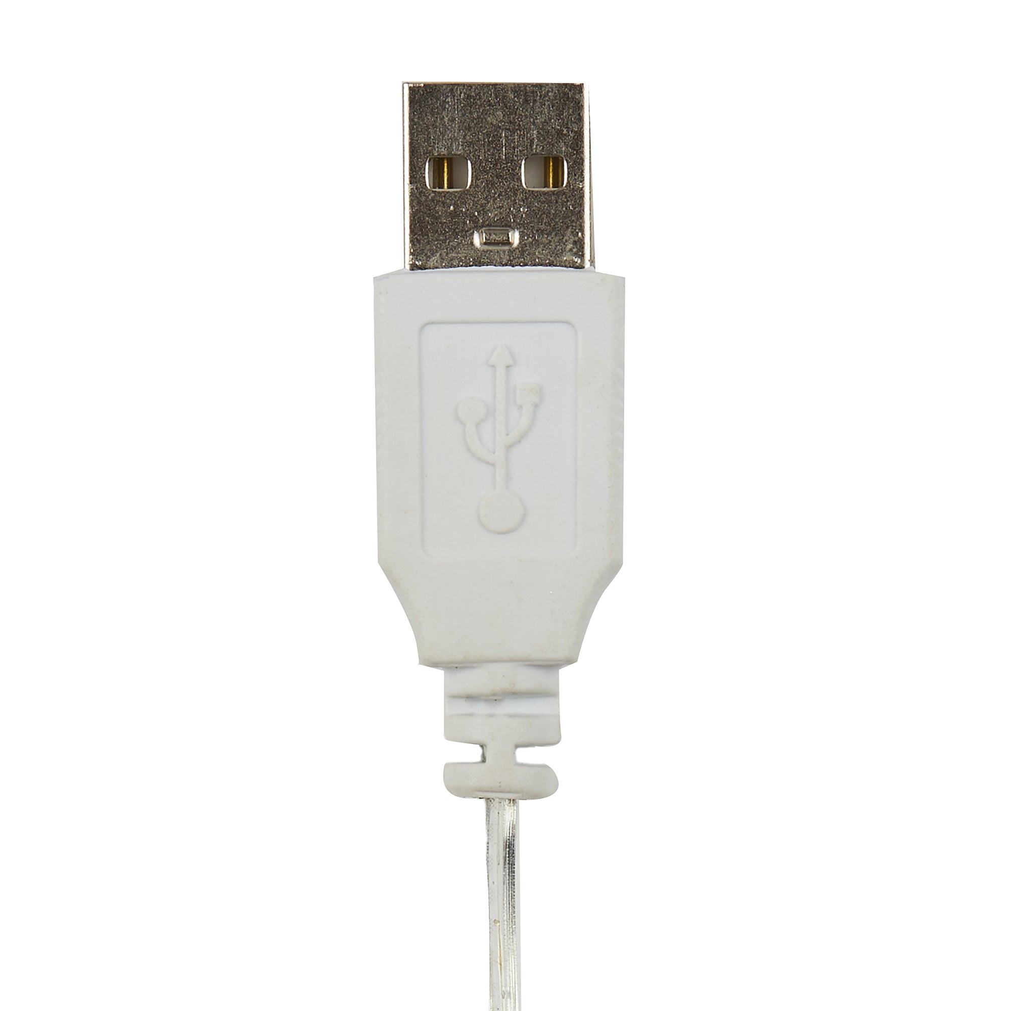 GUIRLANDE BOULE USB 15 LED GRIS BLANC BLEU