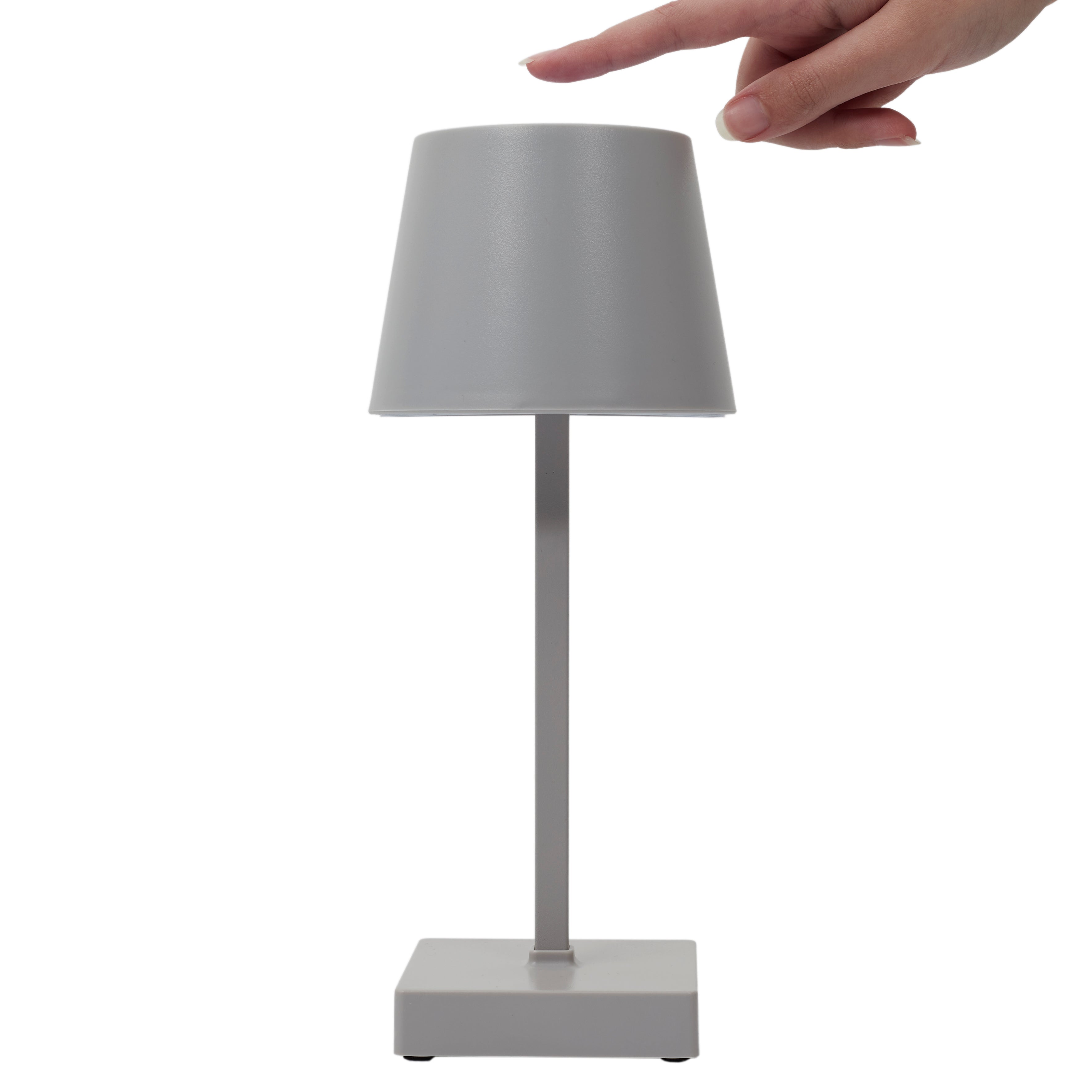 LAMPE LED DE TABLE TACTILE TAUPE