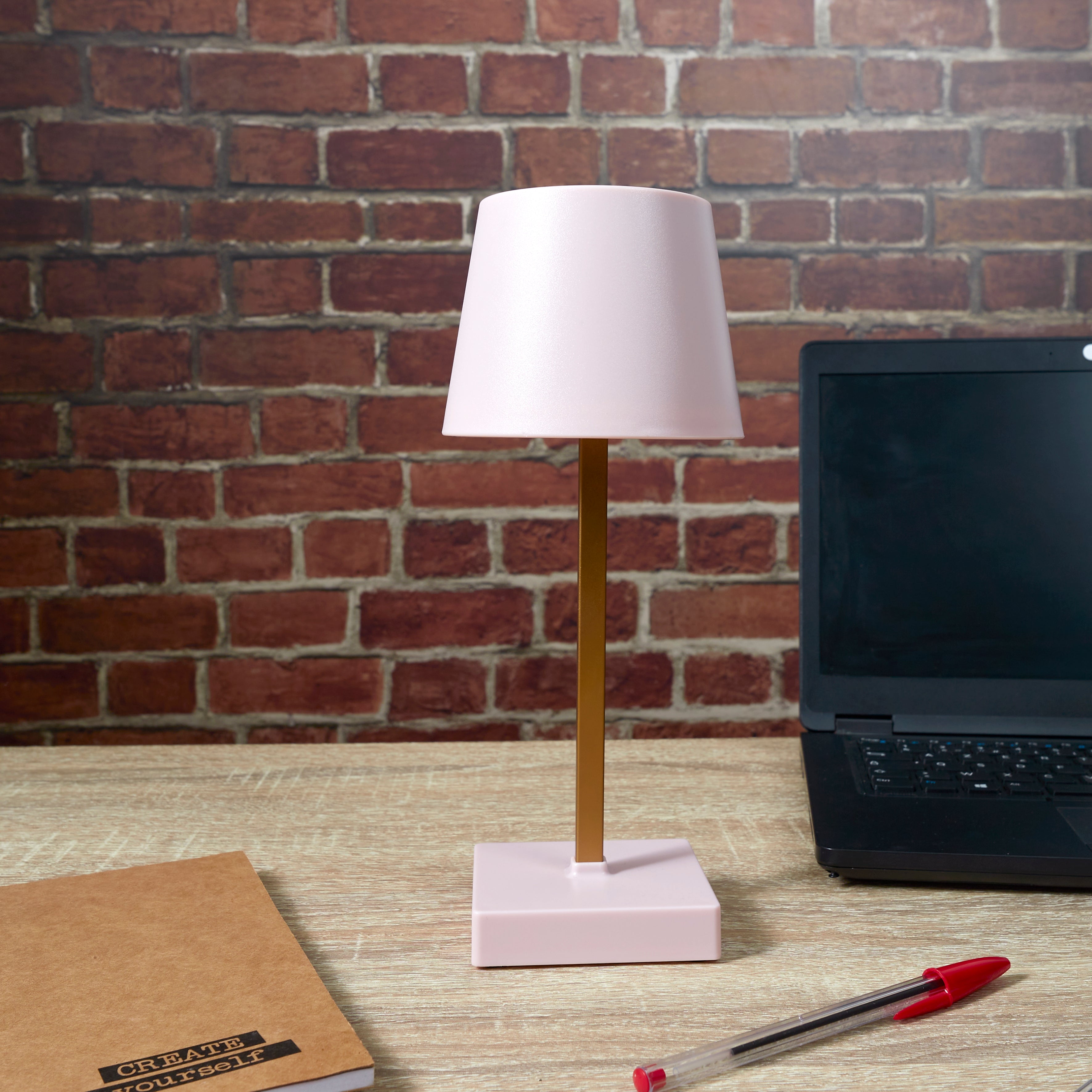 LAMPE LED DE TABLE TACTILE ROSE