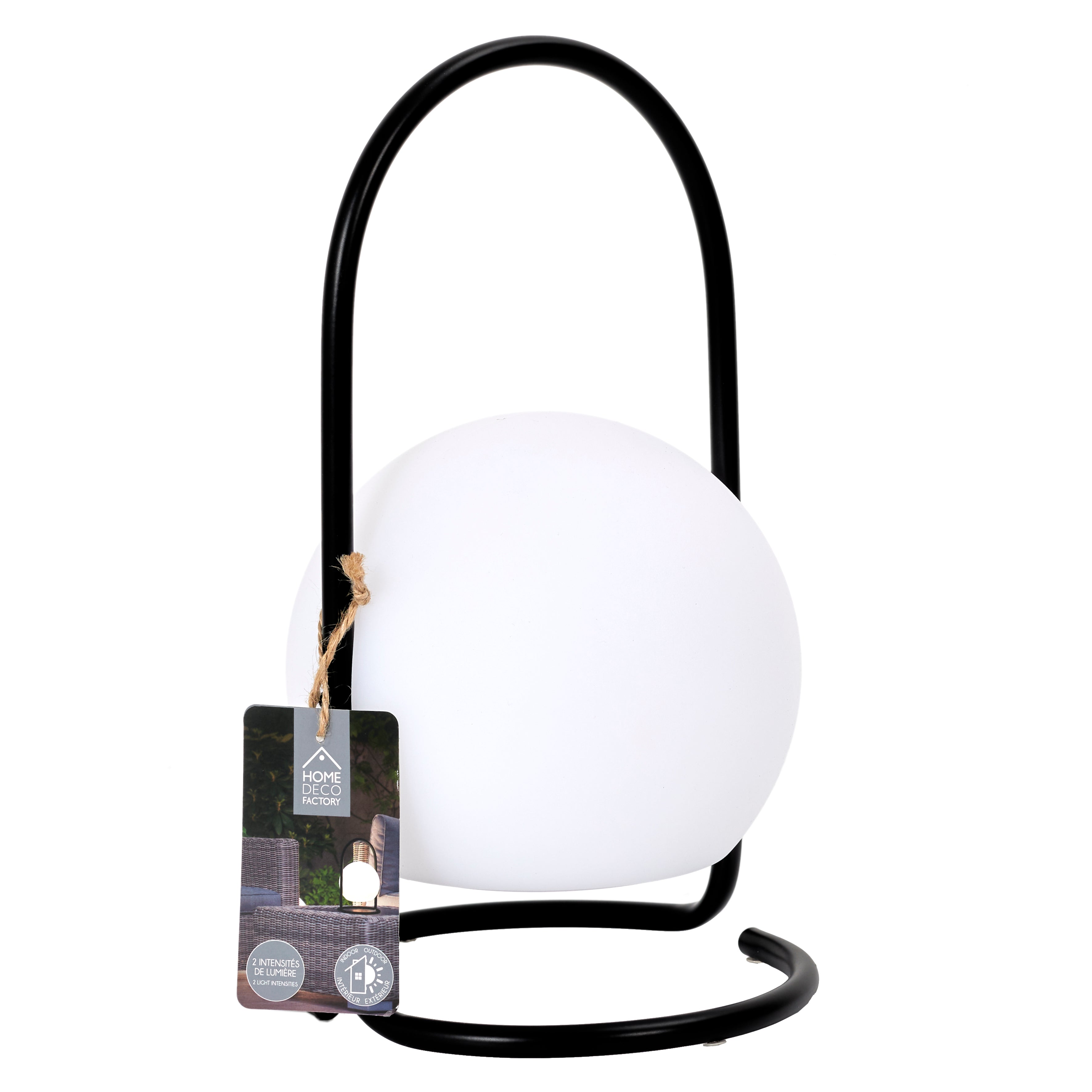 LAMPE RONDE DECORATIVE INTERIEUR ET EXTERIEUR