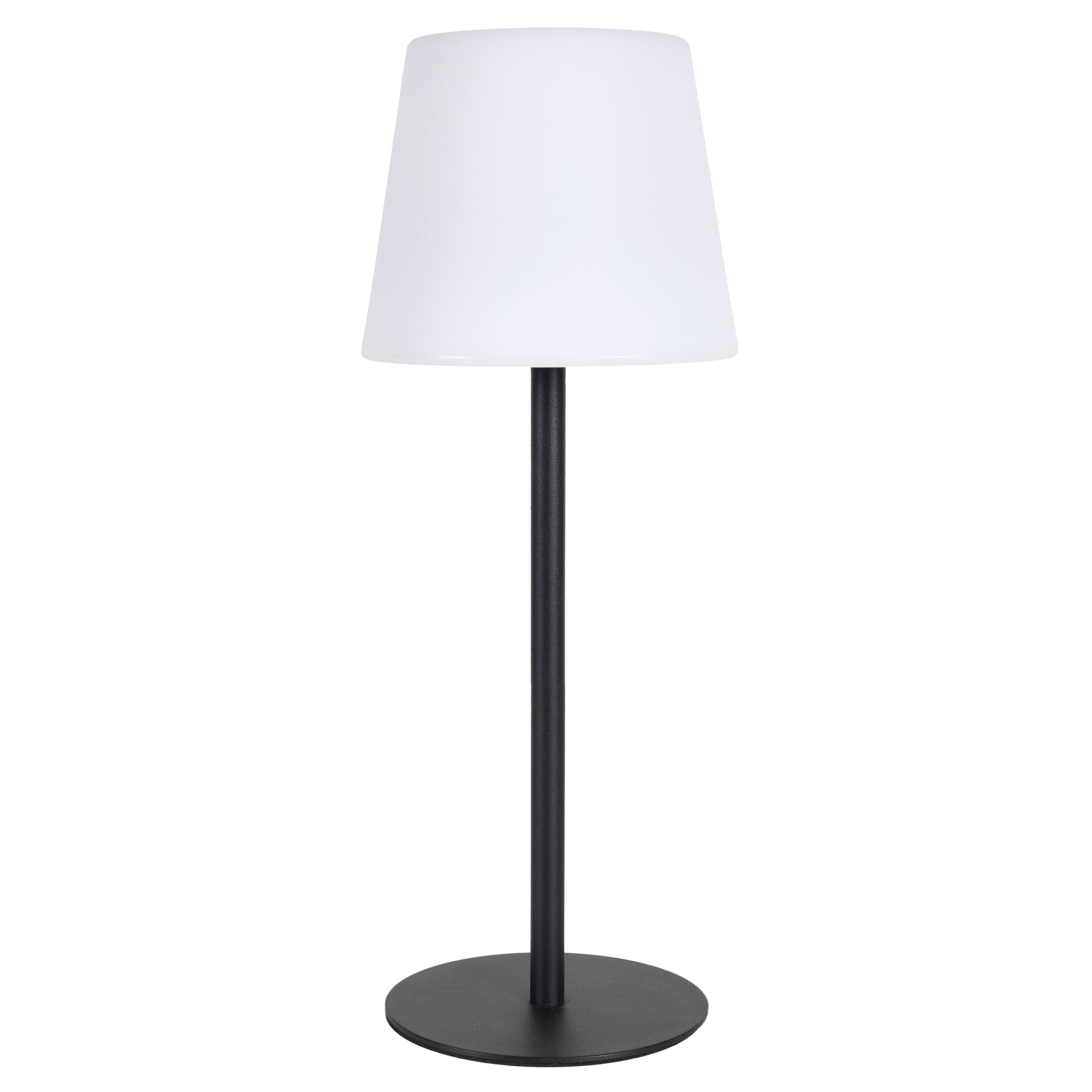 LAMPE INT EXT RECHARGEABLE USB IP65 H40CM NOIR