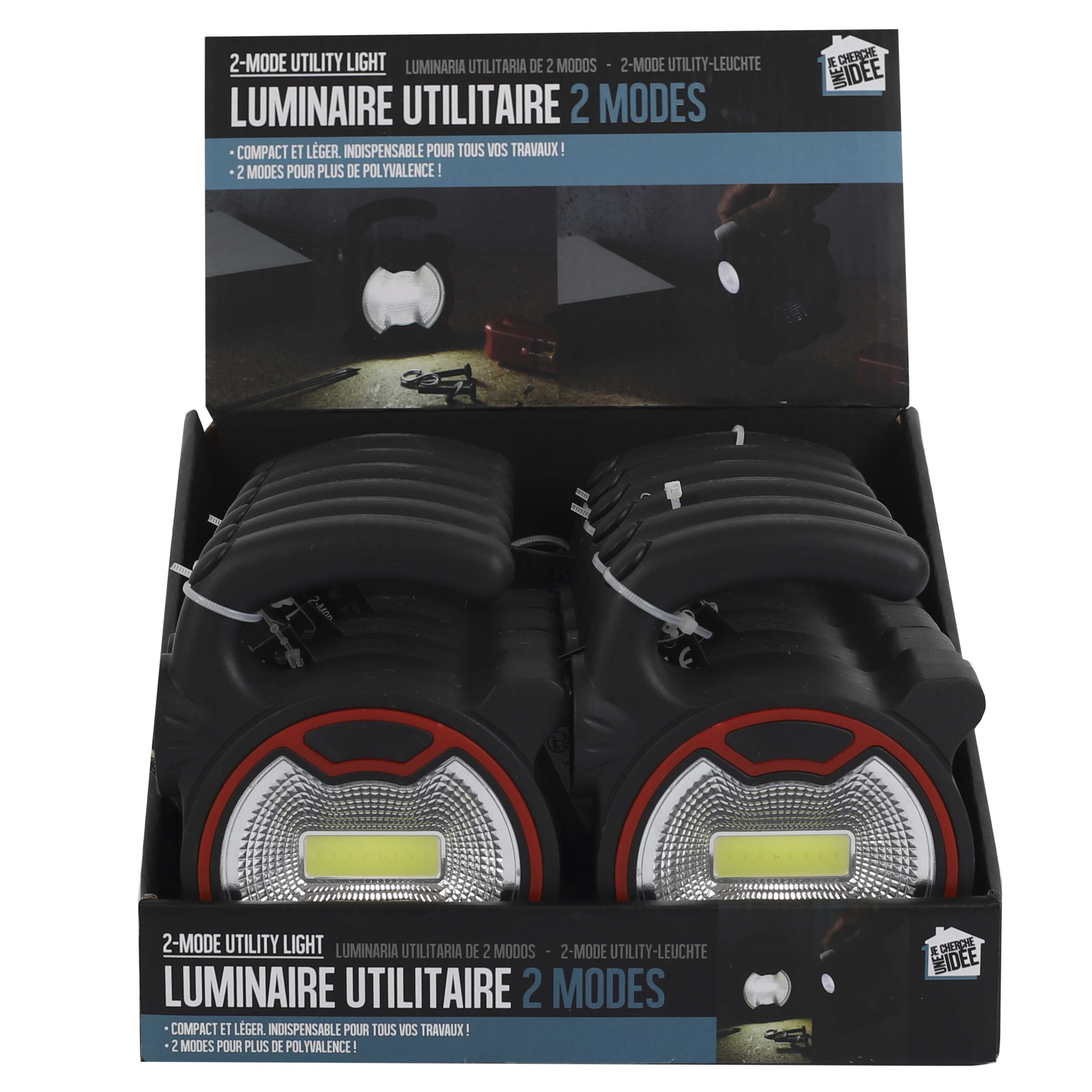 LUMINAIRE COB UTILITAIRE 2 MODES