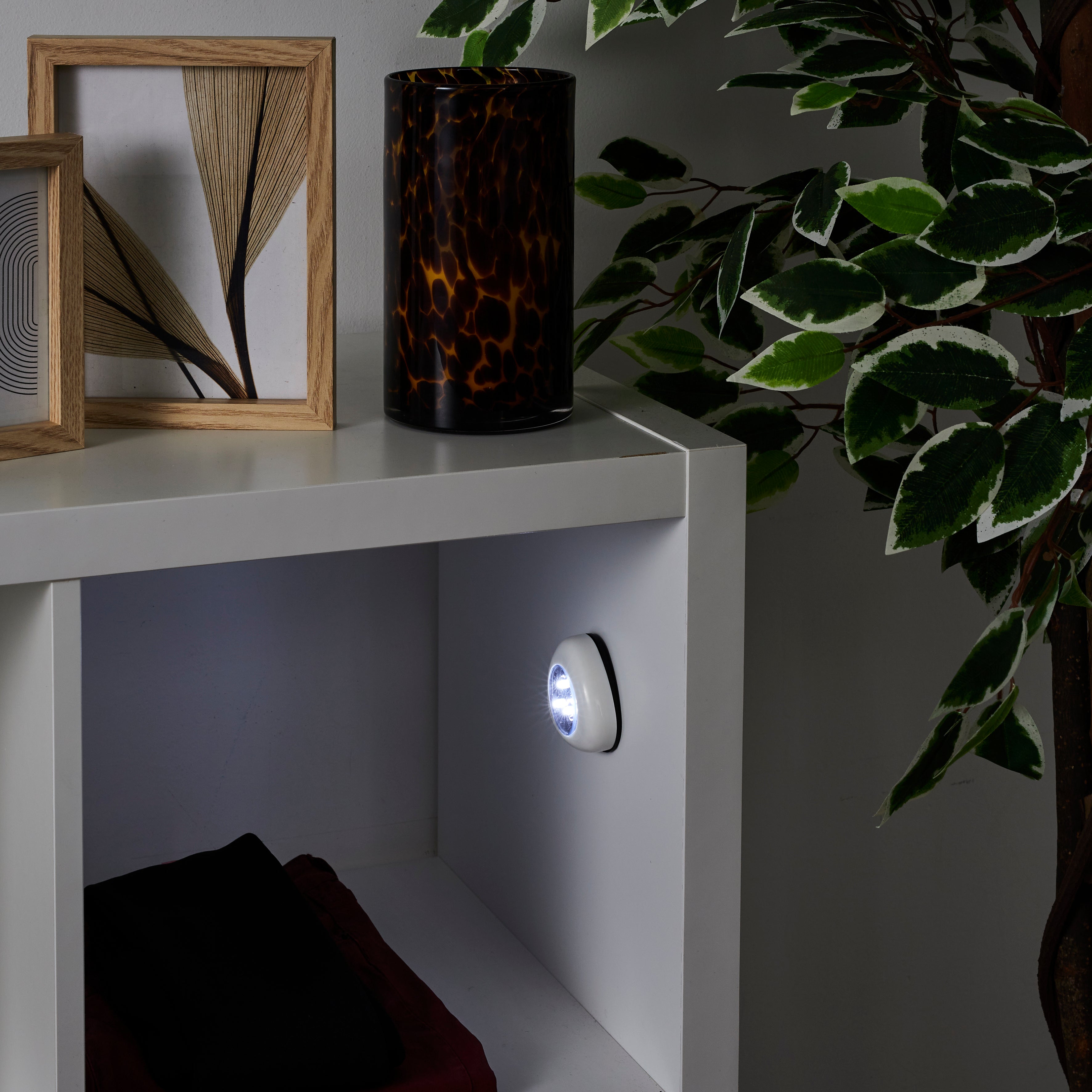 LAMPE 3 LEDS PRESSION ADHESIVE X3