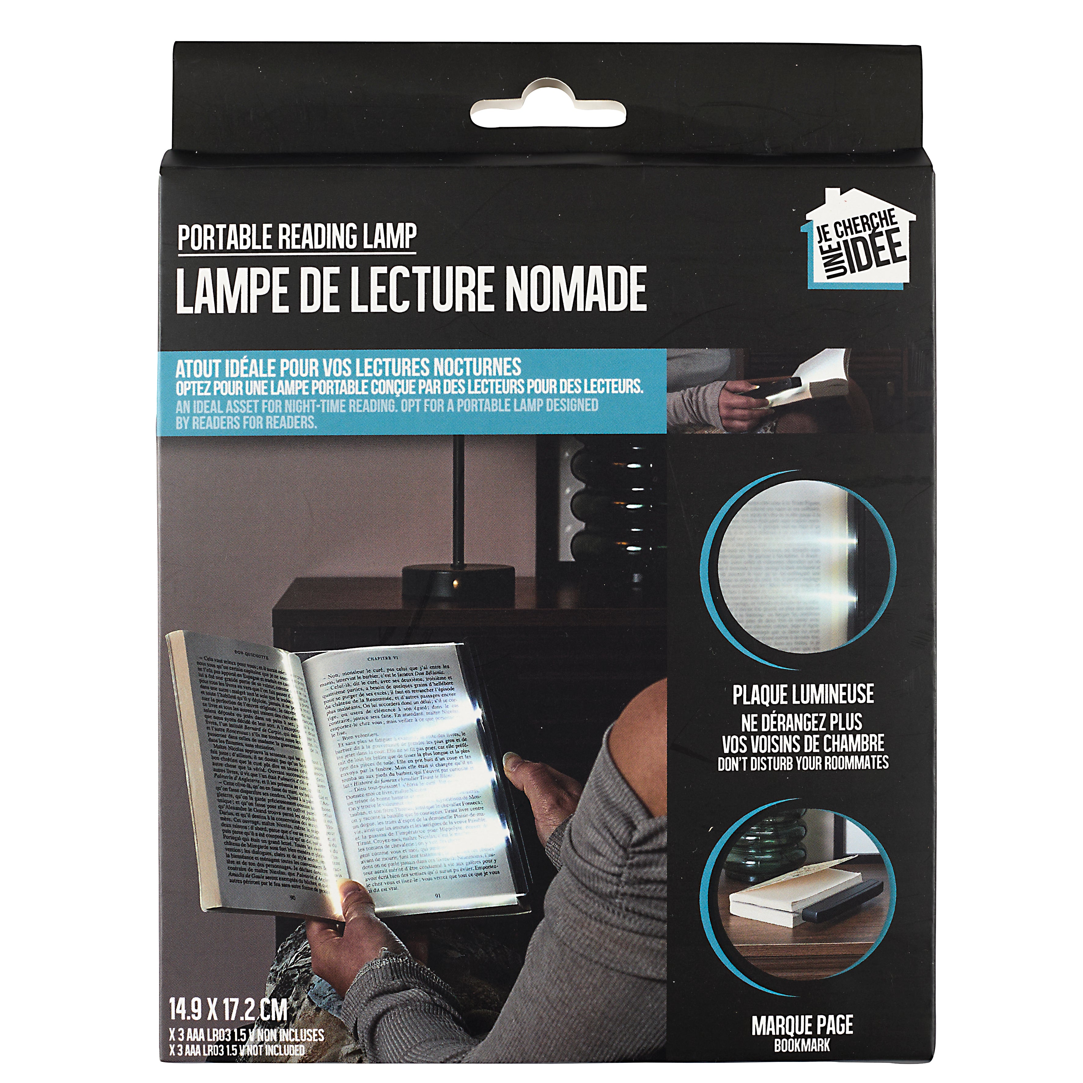 LAMPE DE LECTURE LED A PILES
