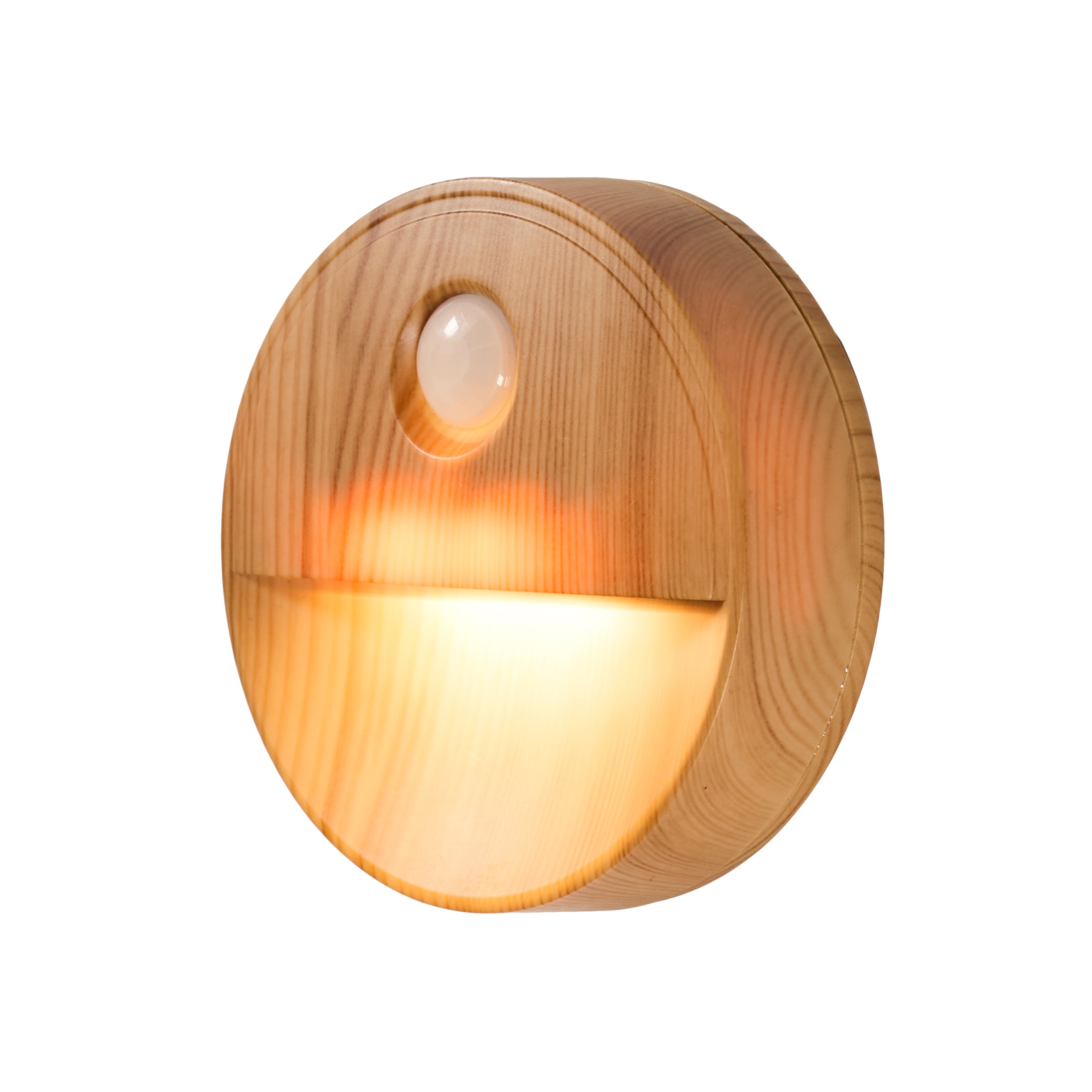 LAMPE EFFET BOIS DETECTEUR MOUVEMENT X2 PILE