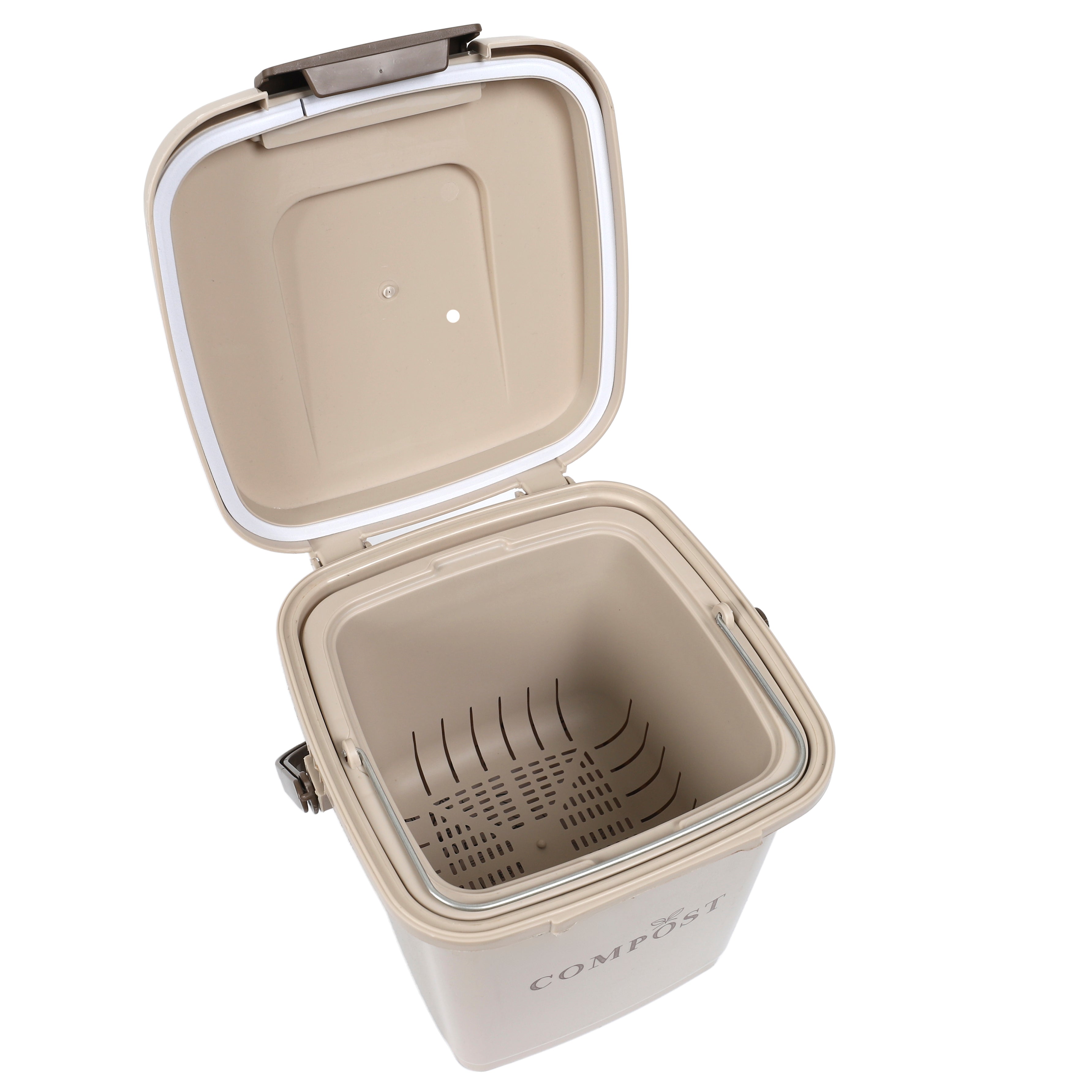 POUBELLE A COMPOST SEAU PERFORE ET COUVERCLE