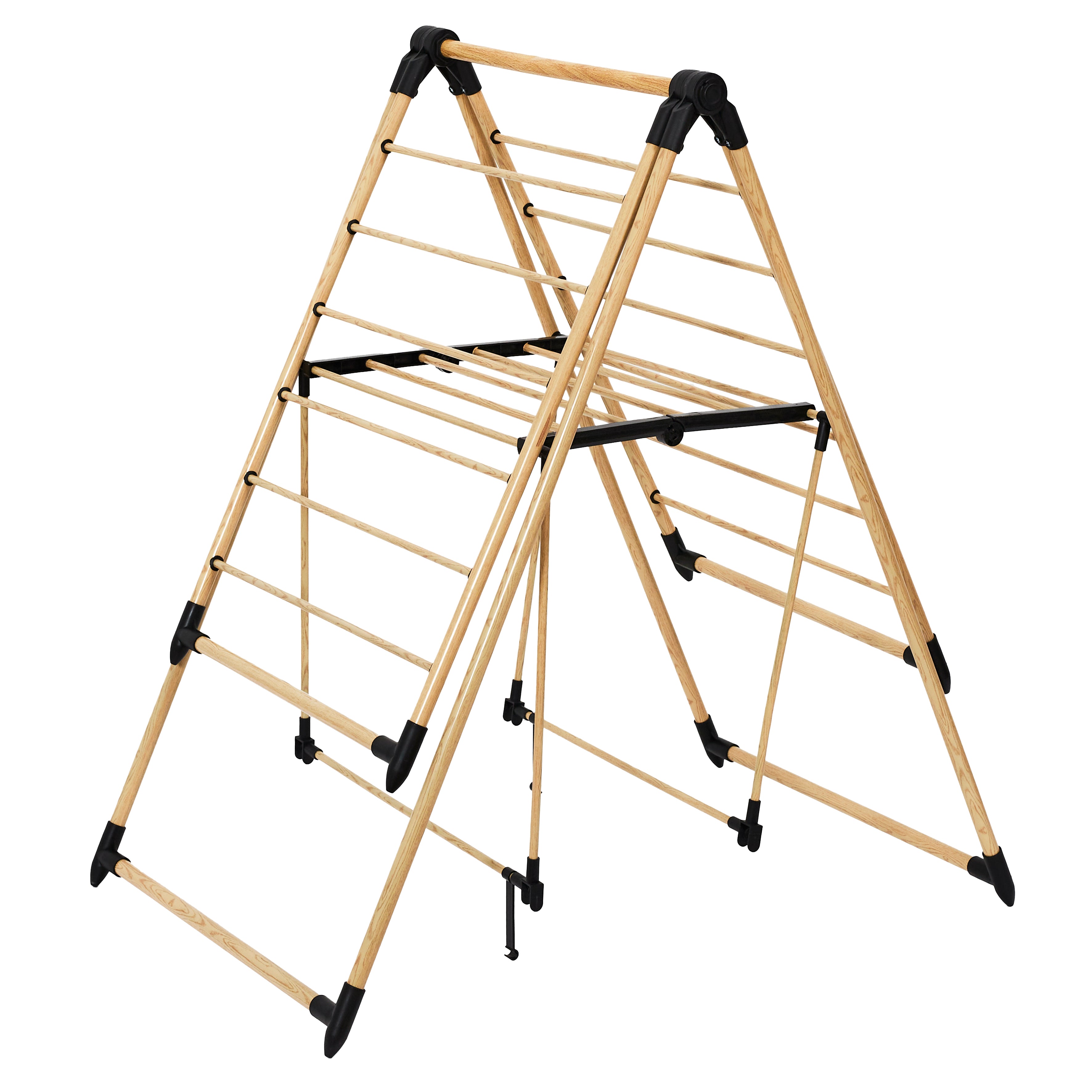 ETENDOIR A LINGE EFFET BOIS 13M ETENDAGE