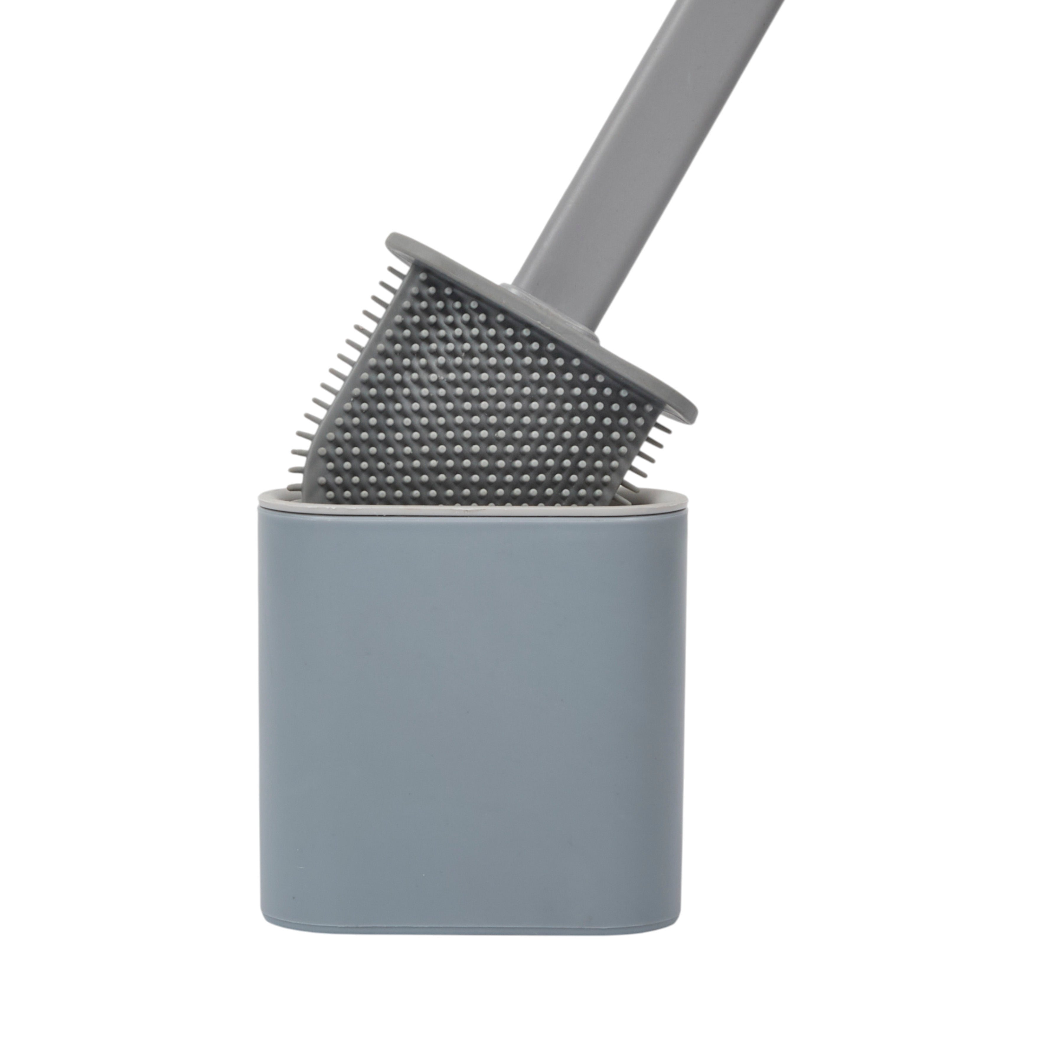 BROSSE WC SILICONE SLIM AVEC CROCHET
