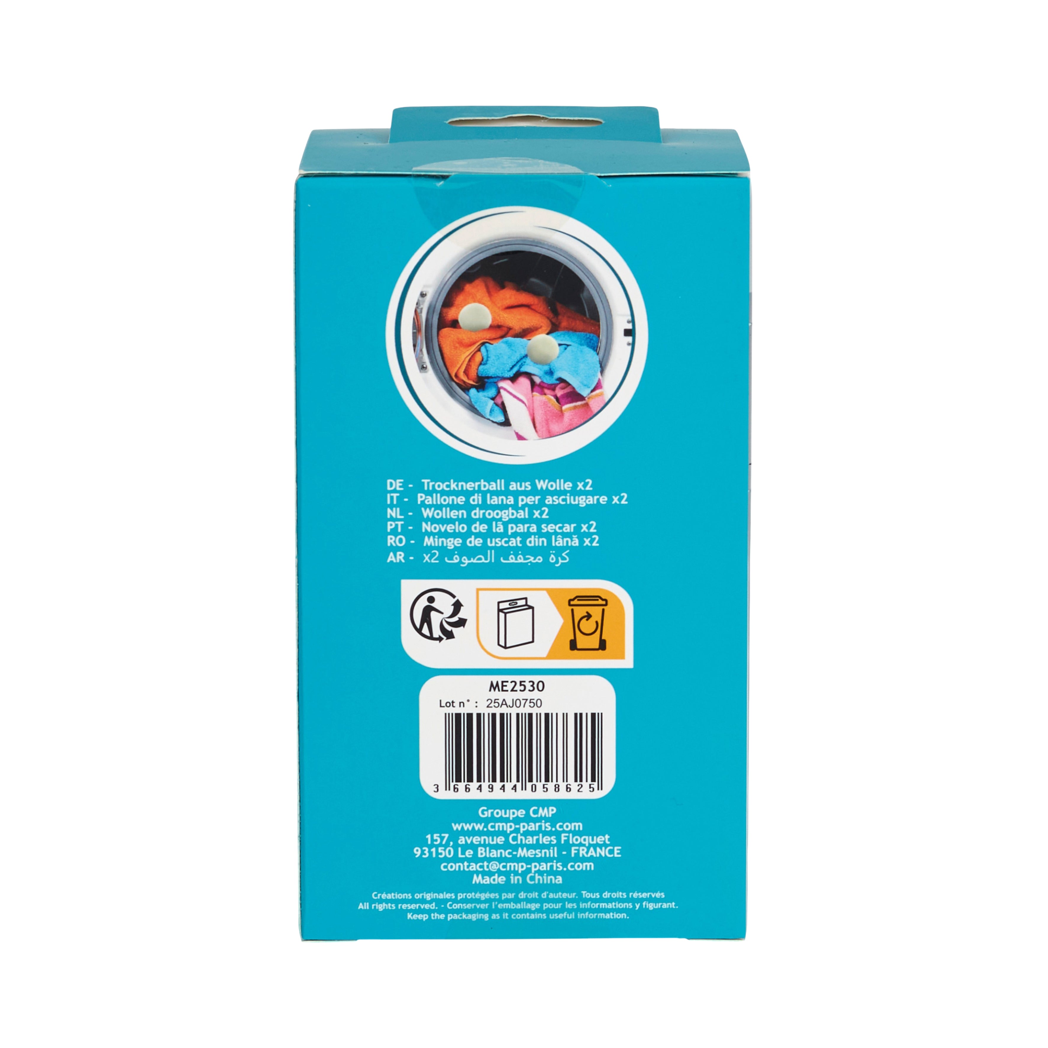 BALLE DE SECHAGE LAINE X2