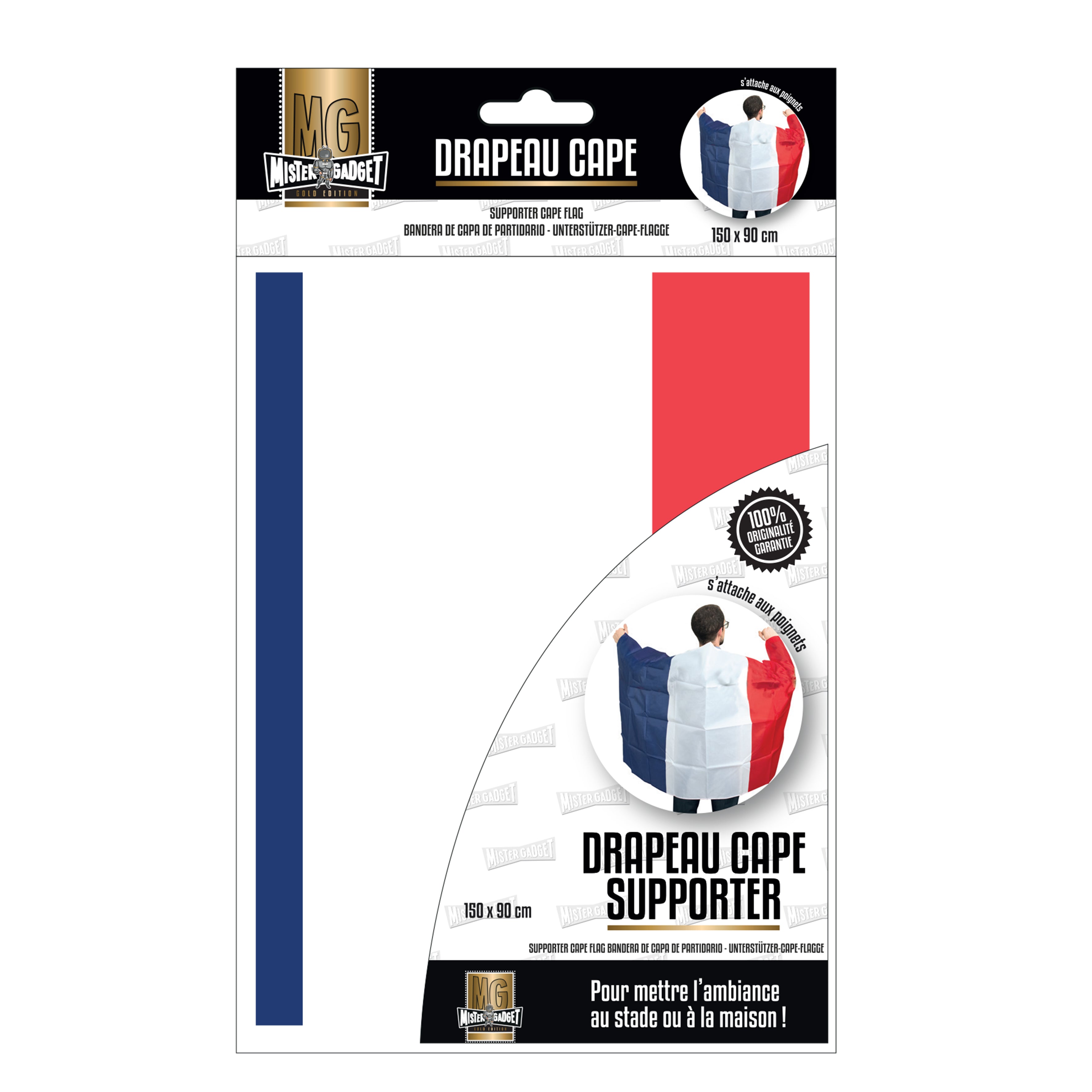 DRAPEAU FRANCAIS CAPE 90X150CM