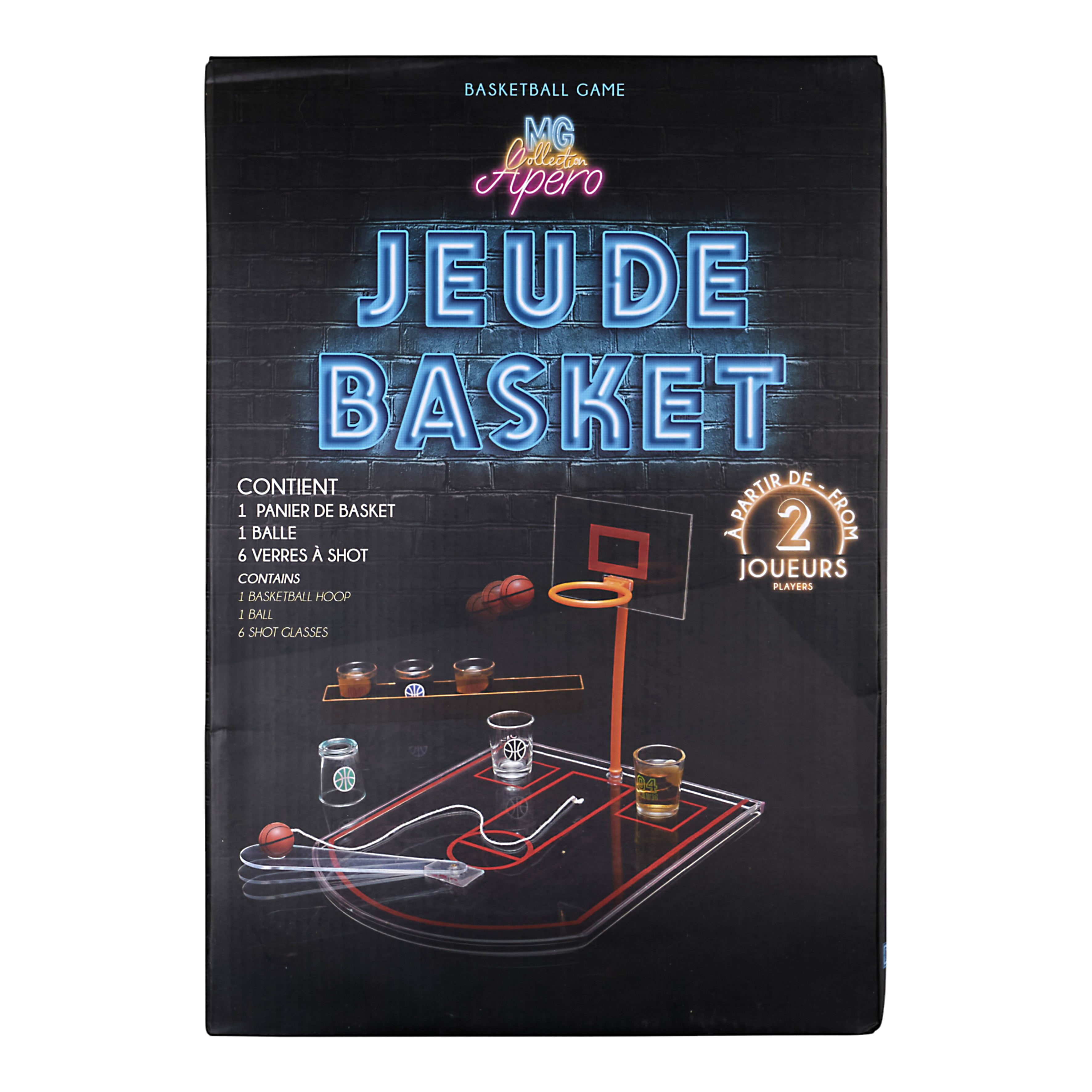 JEU A BOIRE BASKET X6 VERRES