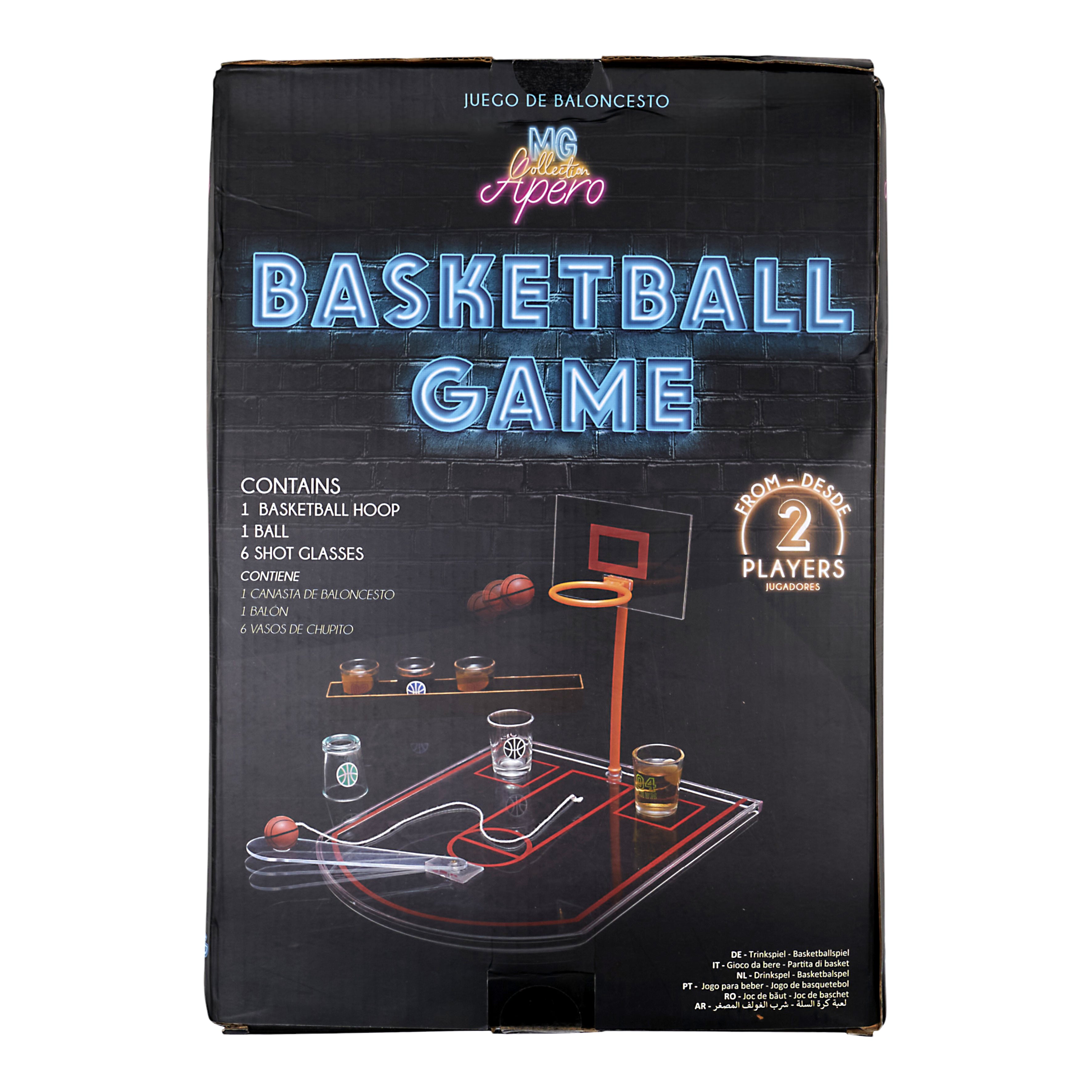 JEU A BOIRE BASKET X6 VERRES
