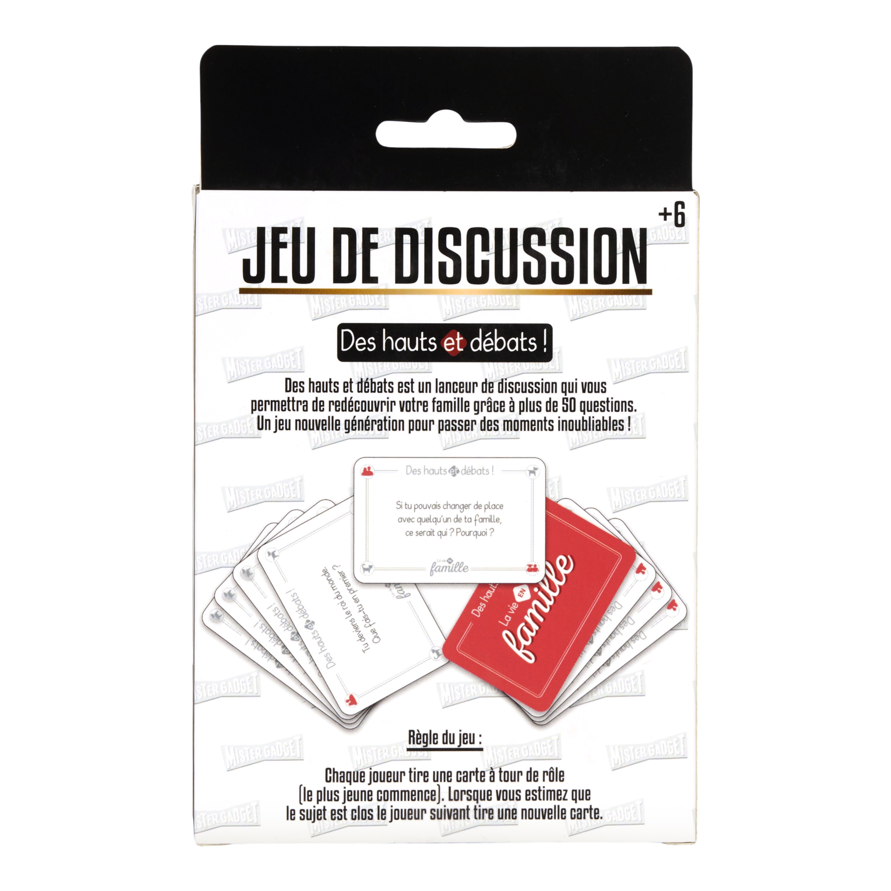 JEU DE CARTES DEBAT SPECIALE FAMILLE X54