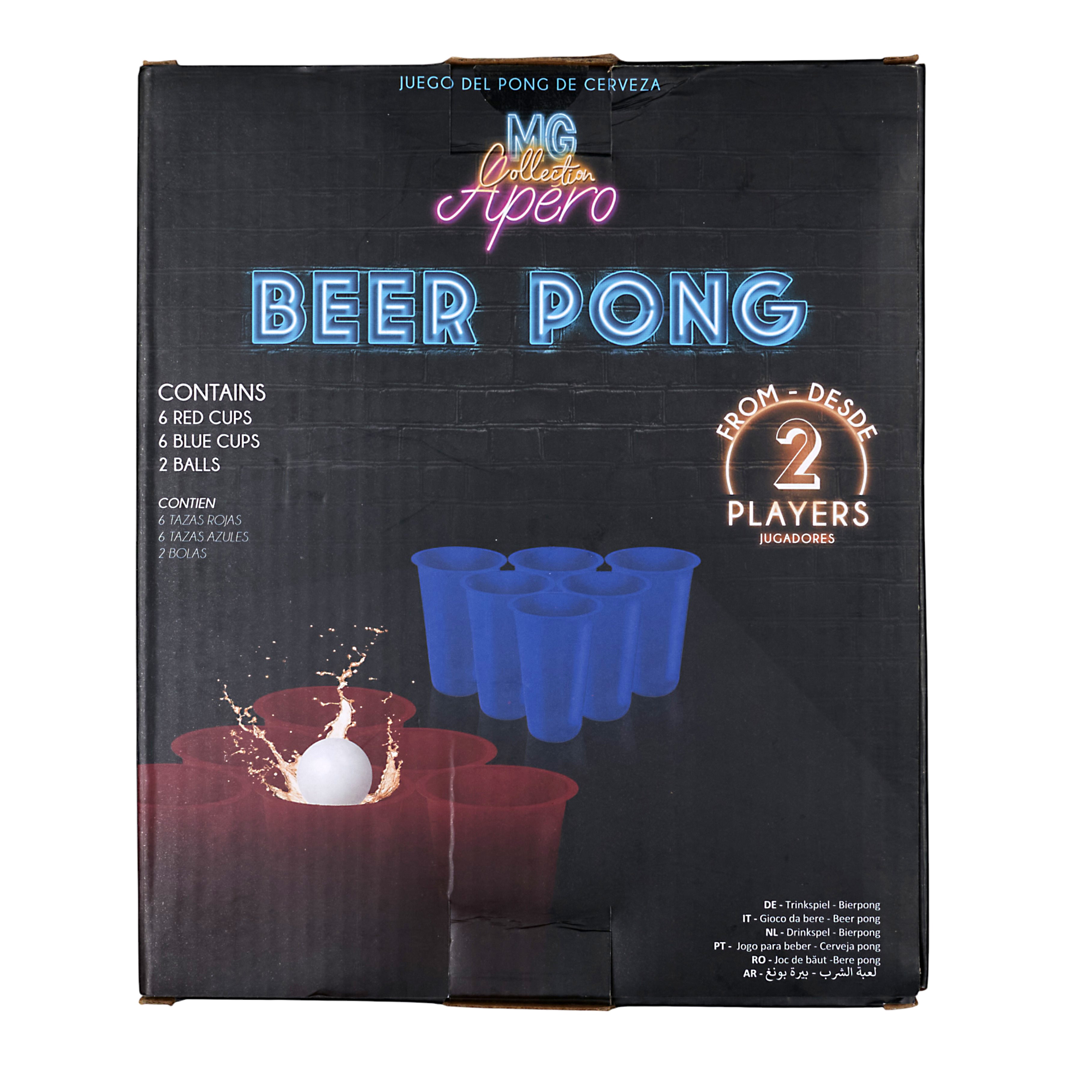 JEU A BOIRE BIERE PONG VERRES REUTILISABLES