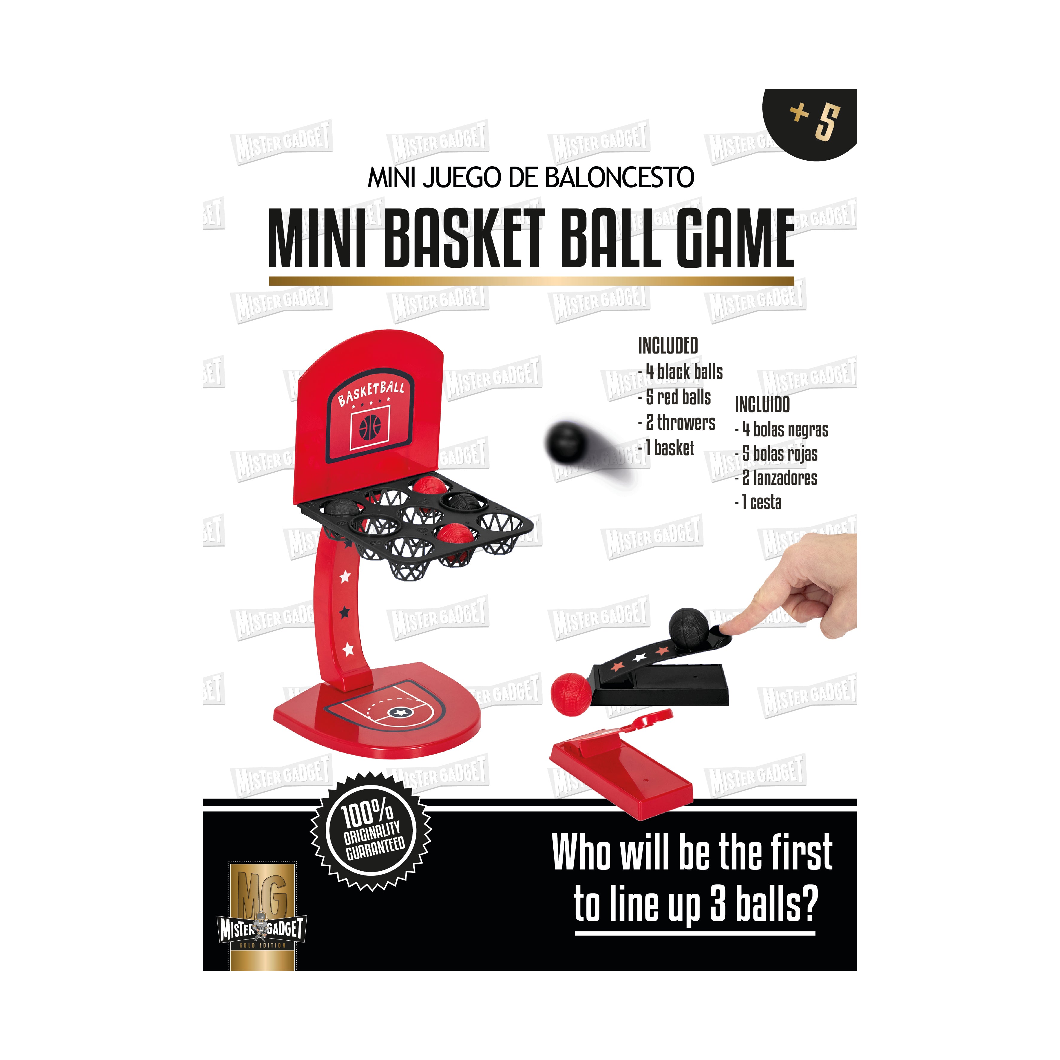 JEU DE BASKET DE BUREAU AVEC LANCEURS