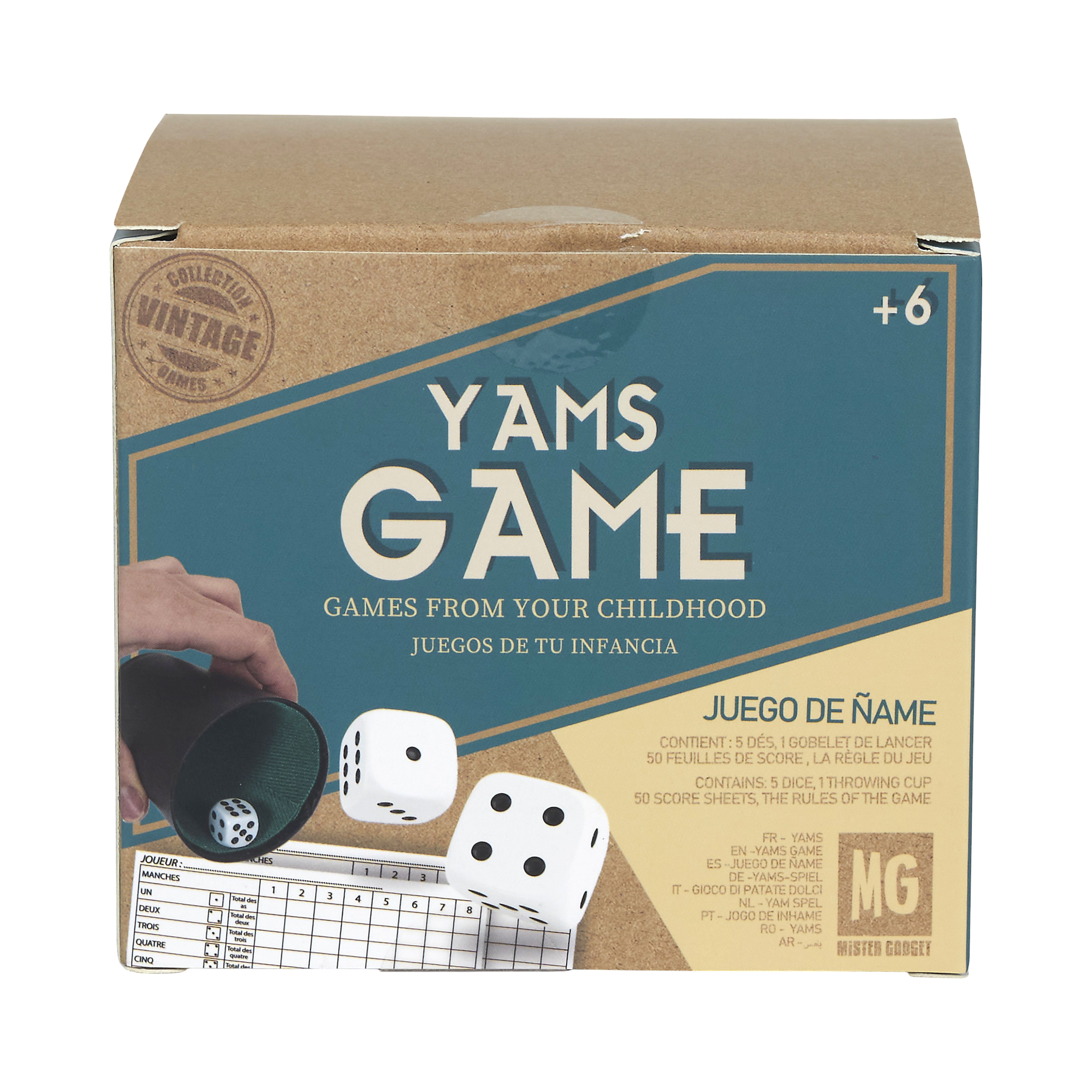 JEU DE DES AVEC GOBELET