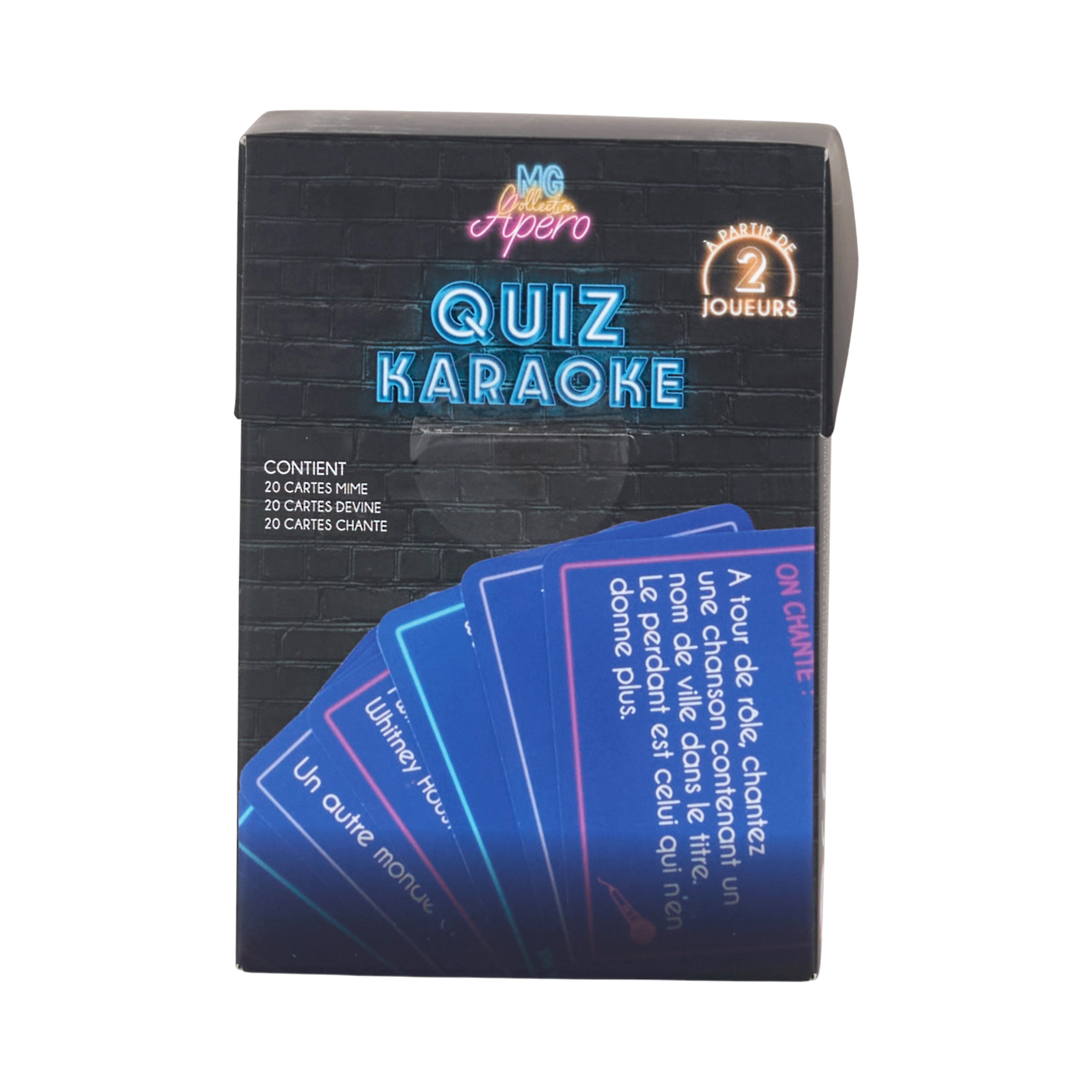 JEU DE CARTES THEME KARAOKE X60