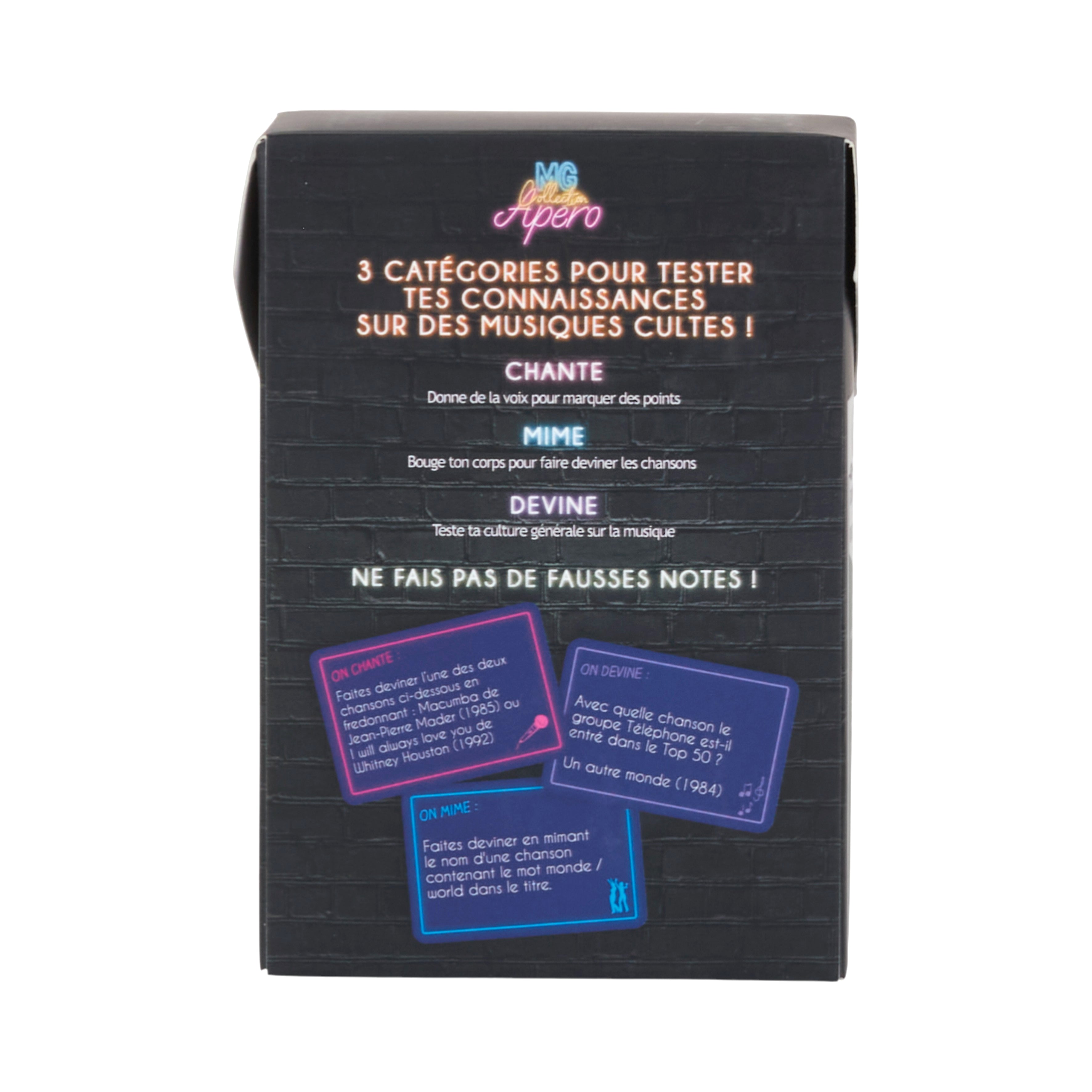 JEU DE CARTES THEME KARAOKE X60