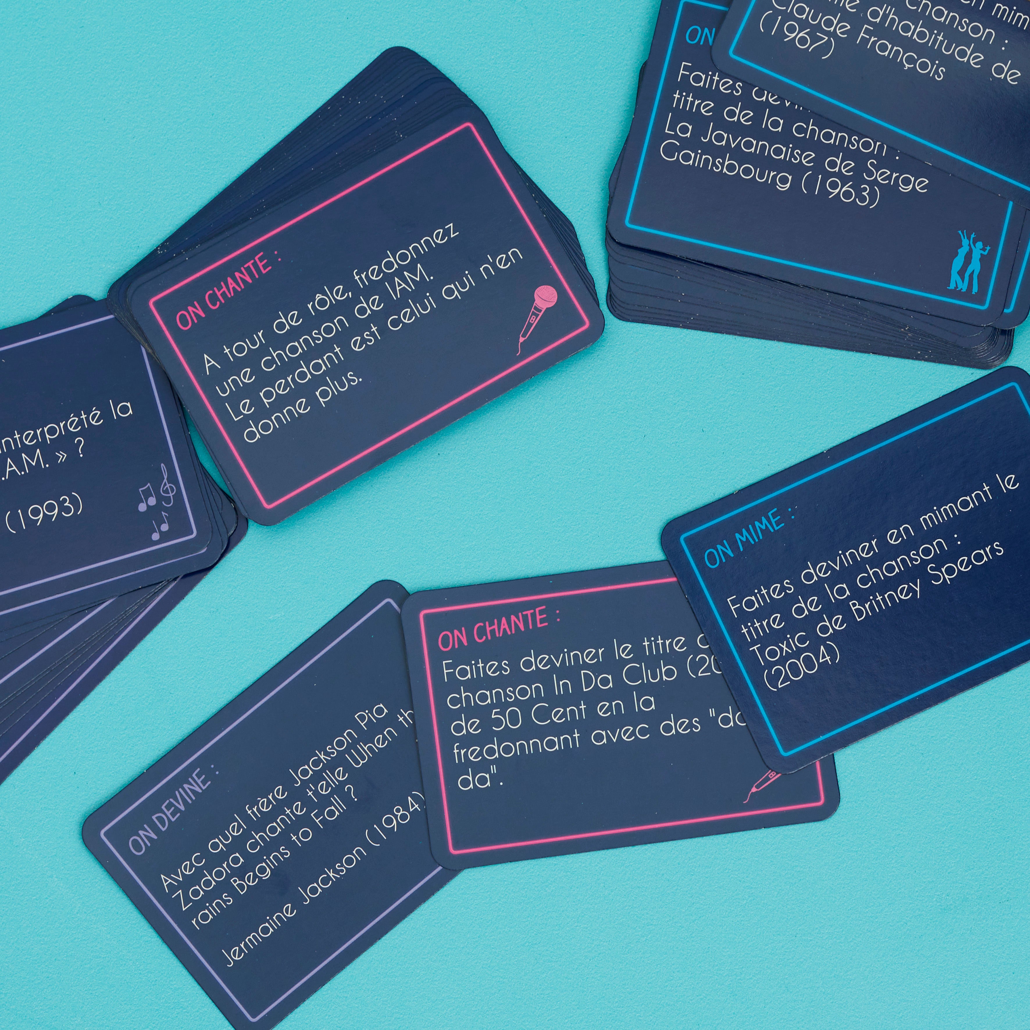 JEU DE CARTES THEME KARAOKE X60