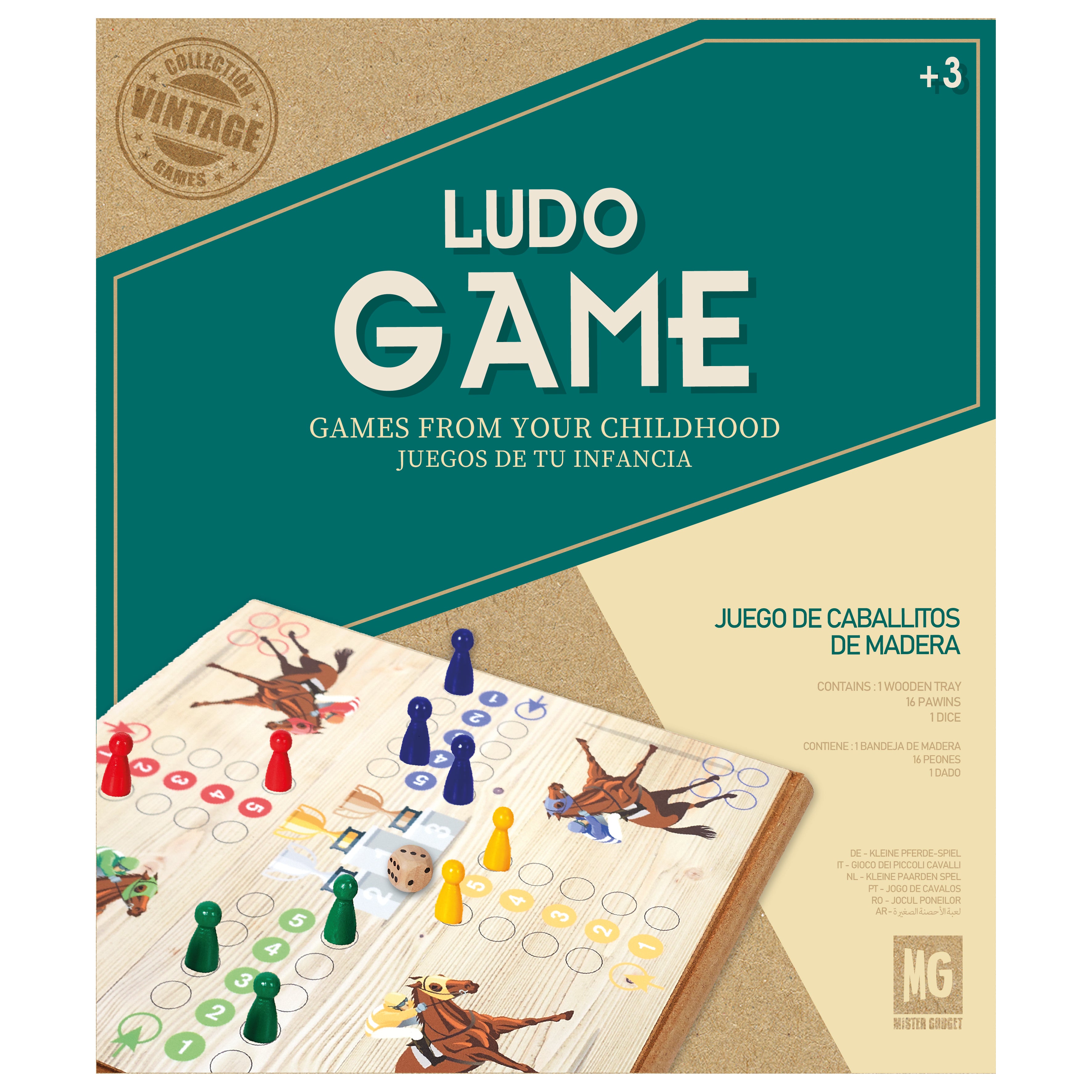 JEU DES PETITS CHEVAUX EN BOIS