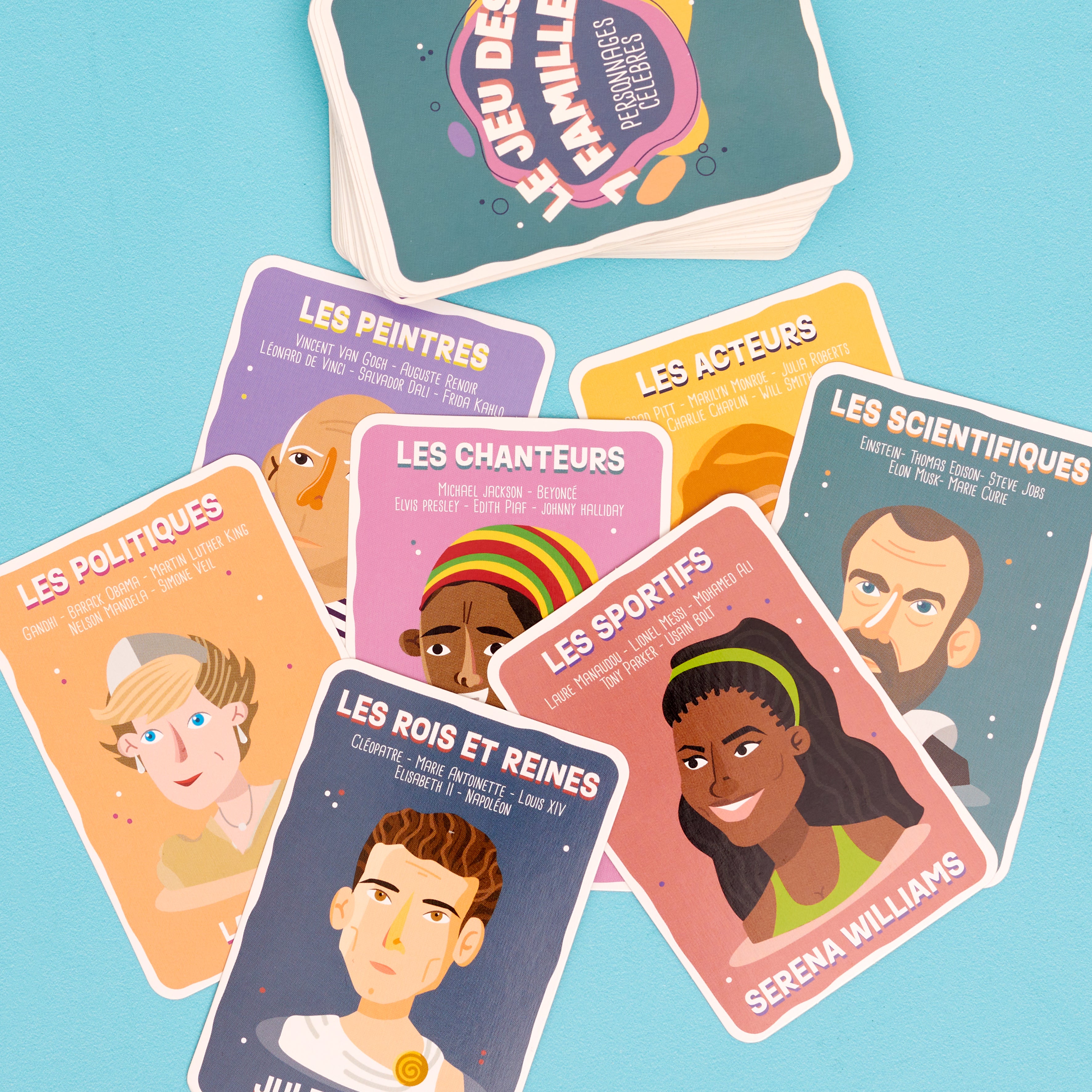 JEU DES 7 FAMILLES 60 CARTES