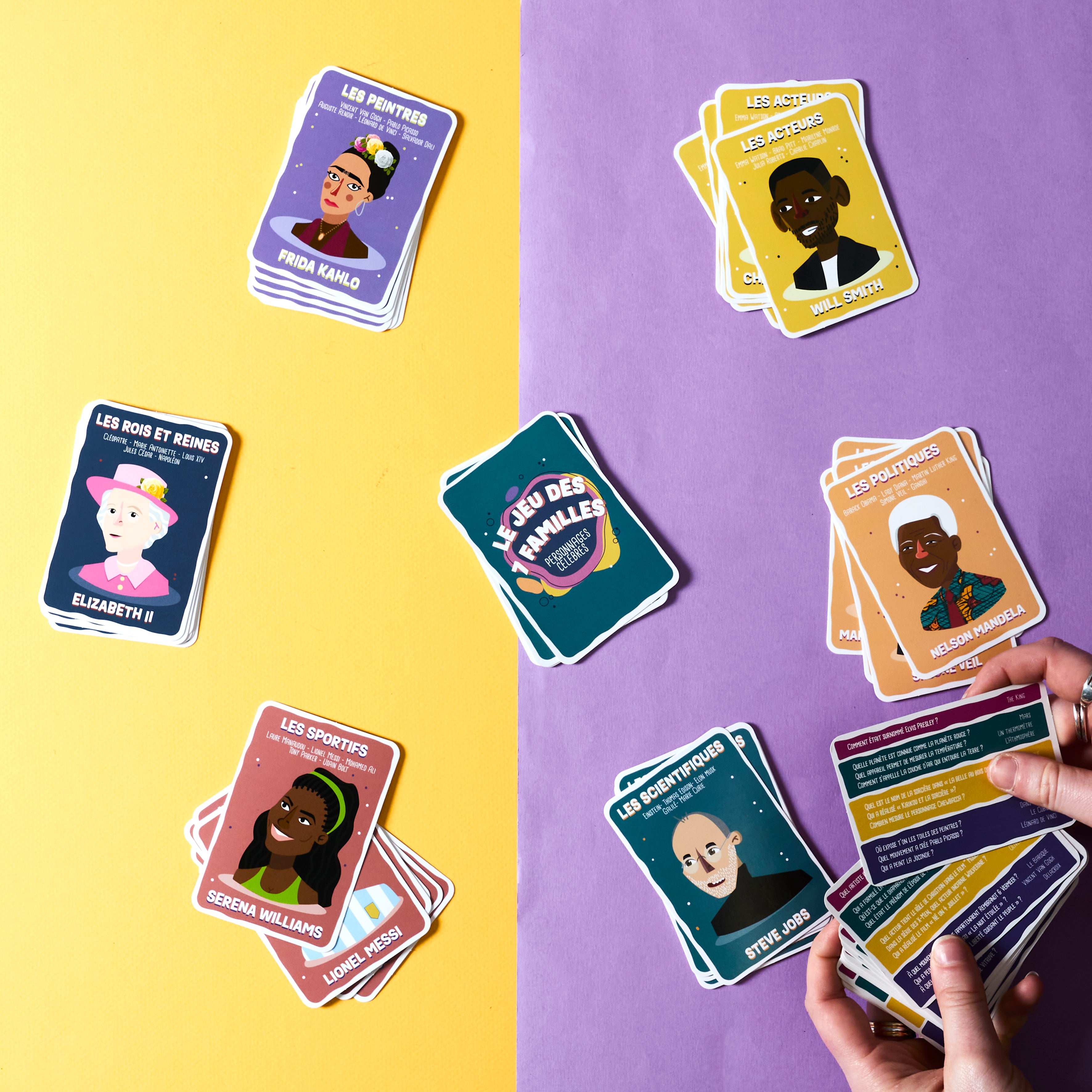 JEU DES 7 FAMILLES 60 CARTES