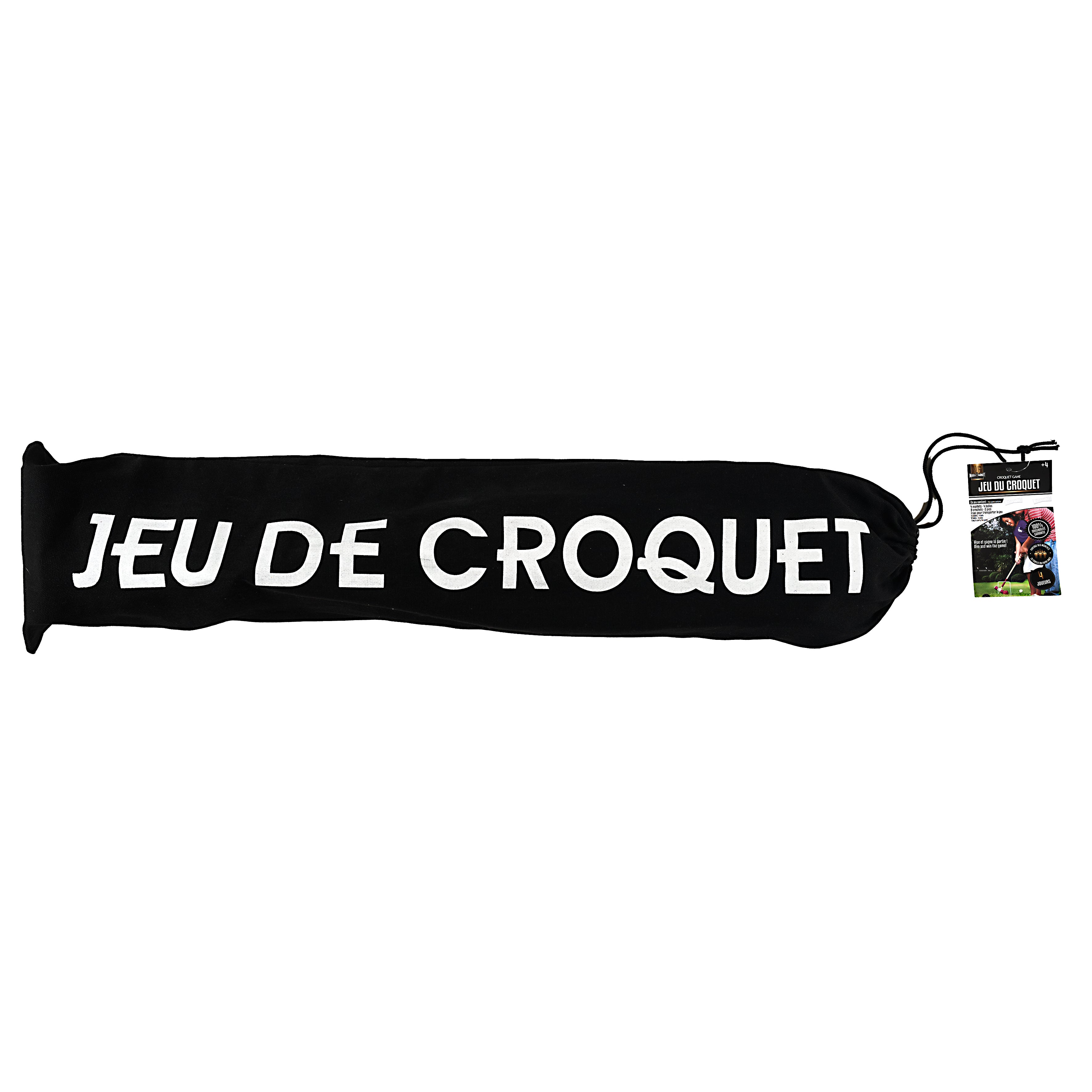 JEU DU CROQUET EN BOIS