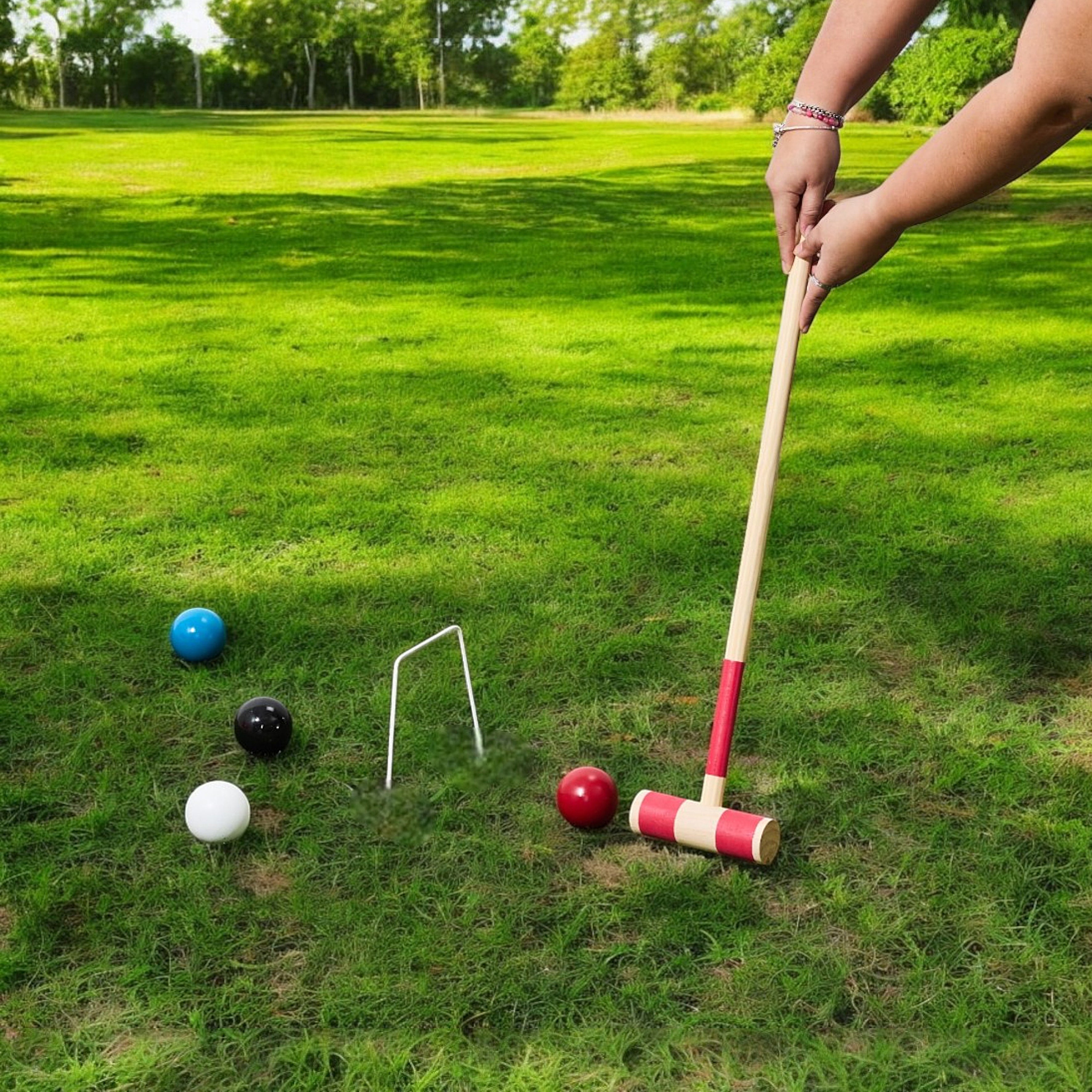 JEU DU CROQUET EN BOIS