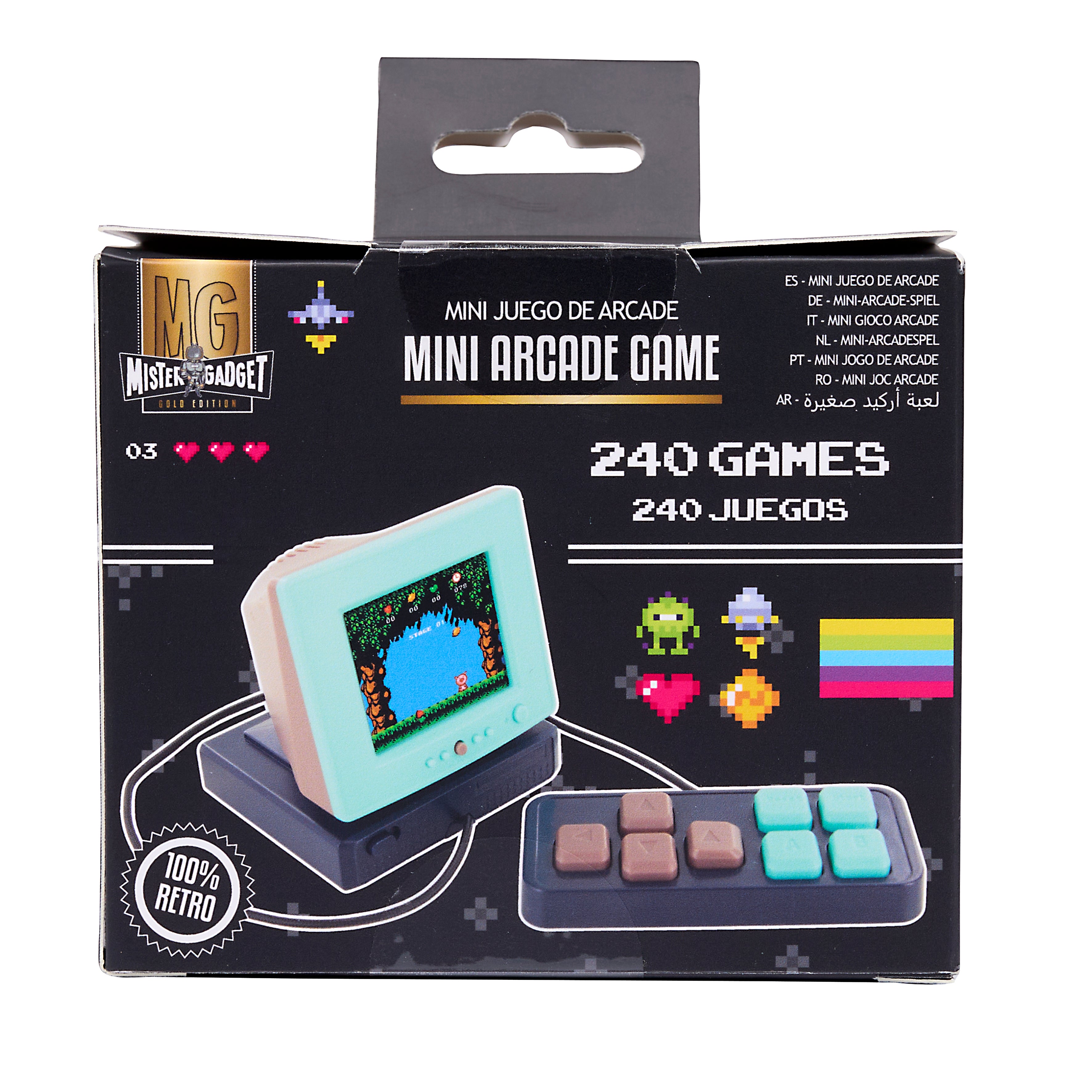 JEUX ARCADES MINI ORDI 240 JEUX