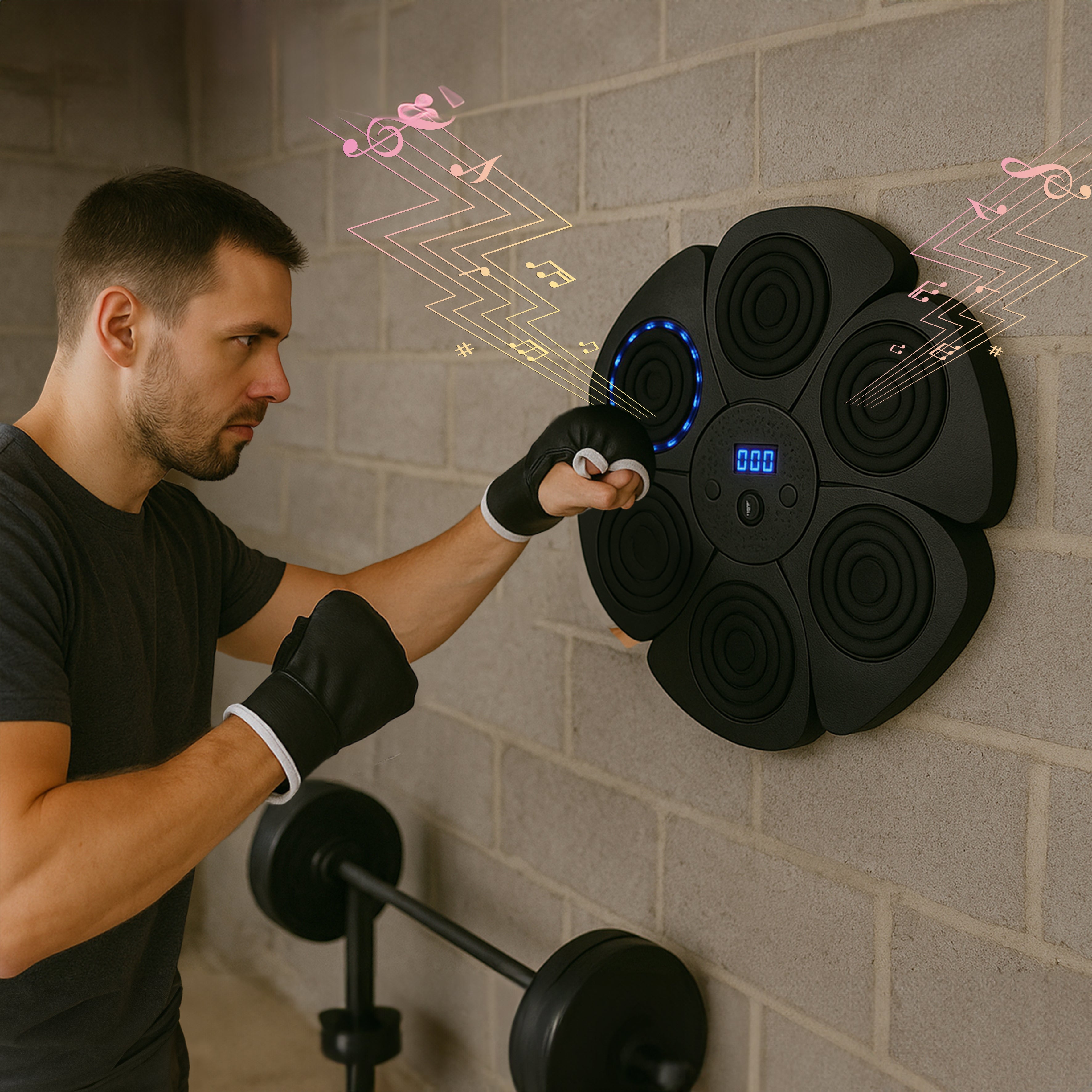 MACHINE DE BOXE A ENCEINTE