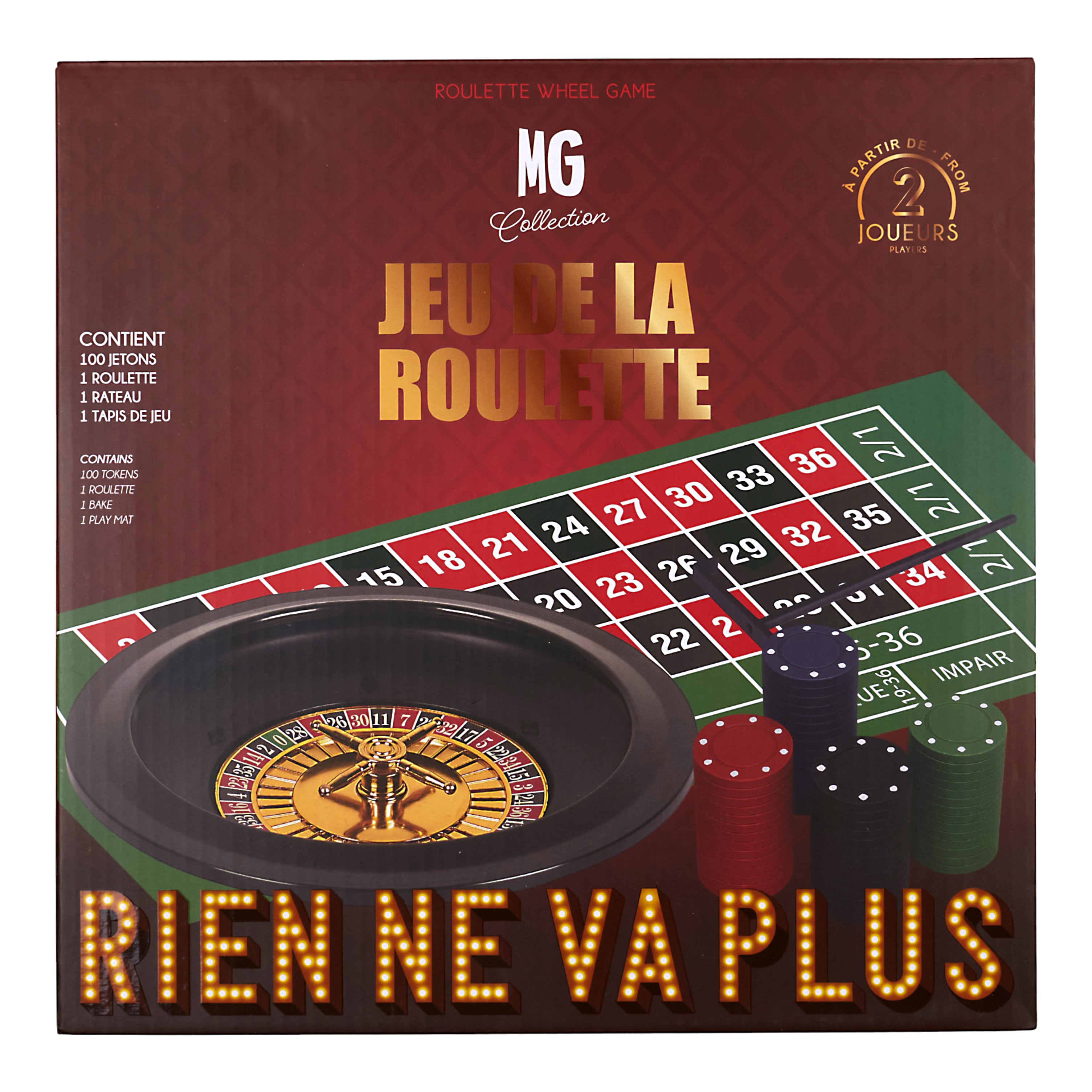 JEU DE LA ROULETTE CASINO