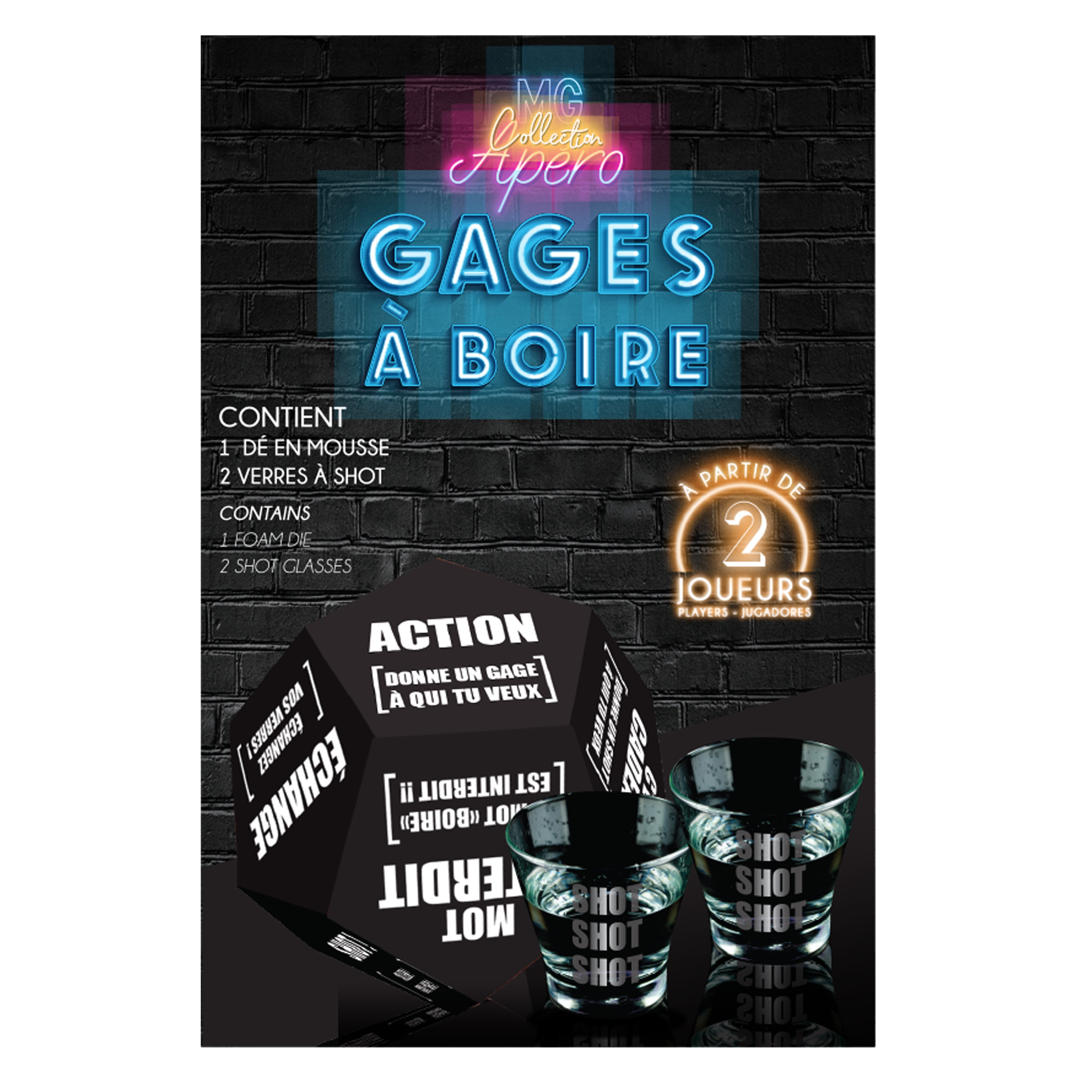 JEU DU DES GAGES A BOIRE