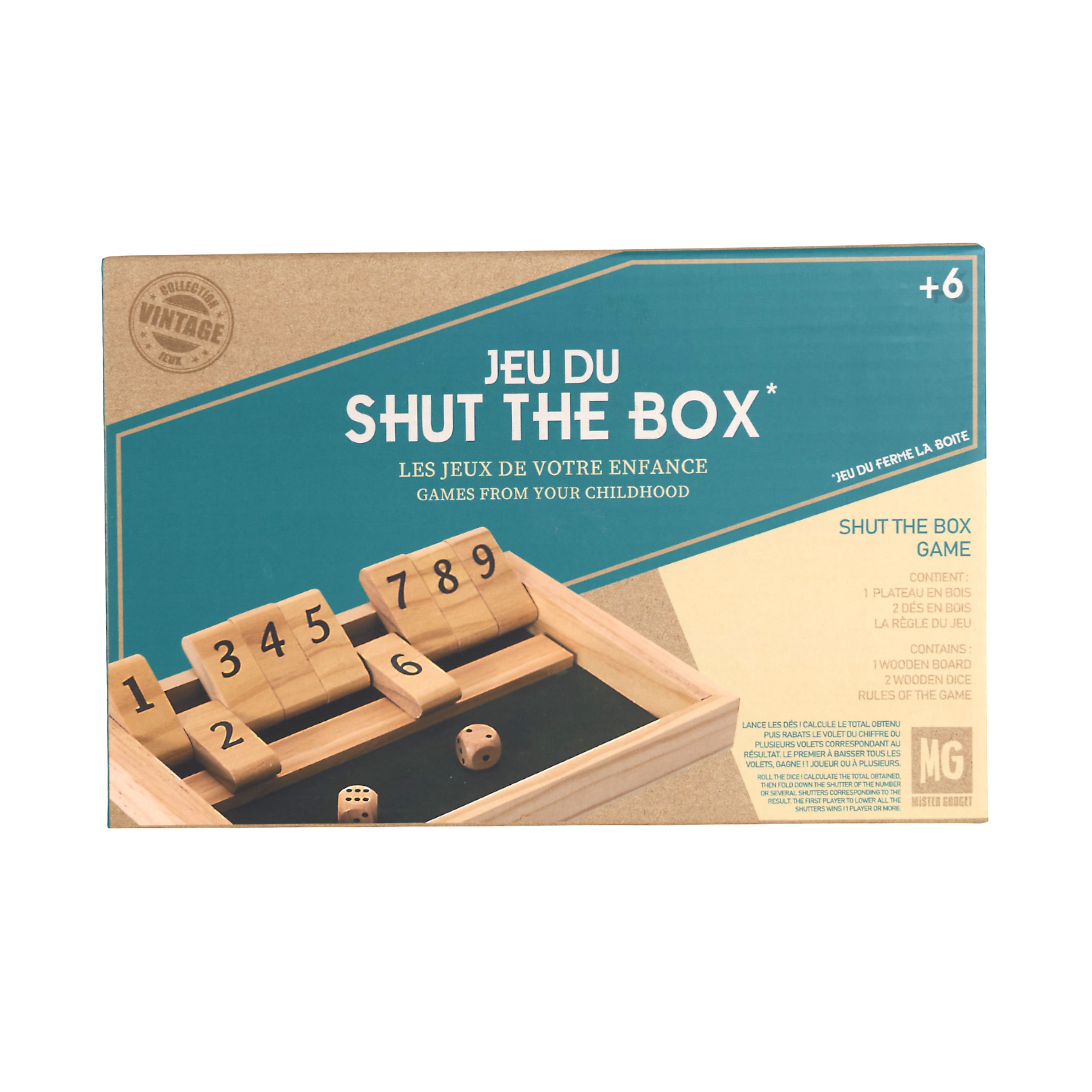 JEU DU SHUT OF THE BOX