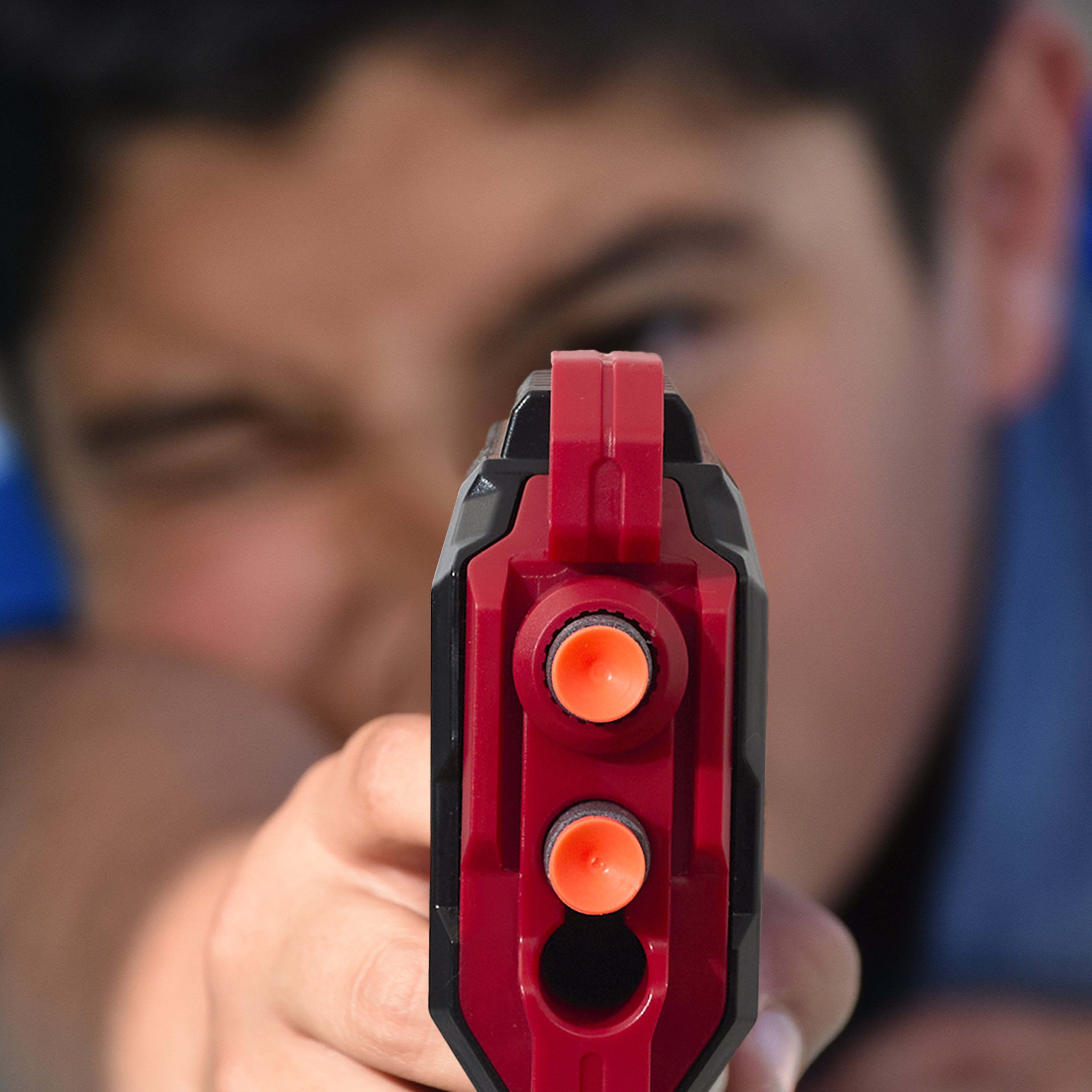 PISTOLET AVEC FLECHETTE EN MOUSSE X5
