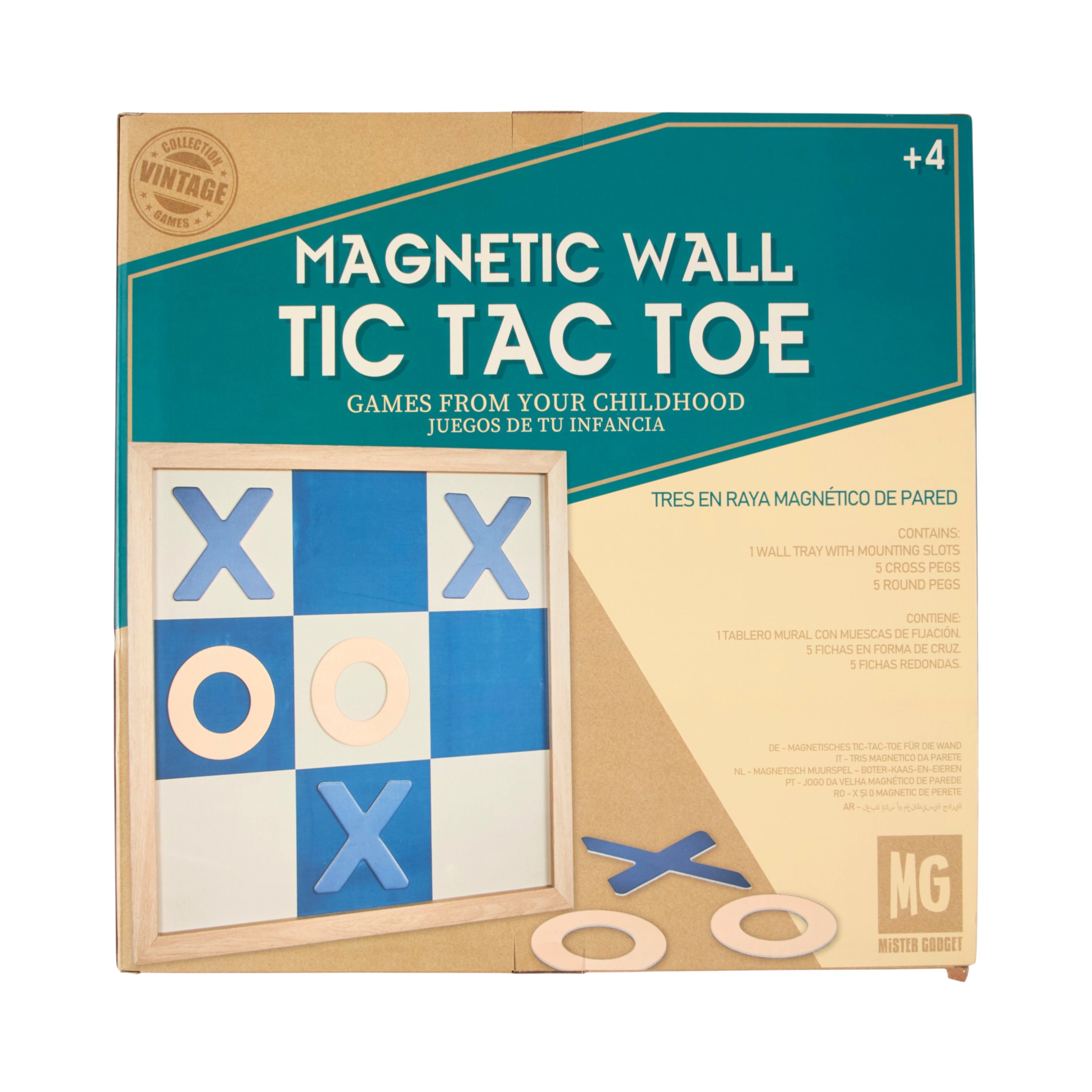 TIC TAC TOE MURAL EN BOIS