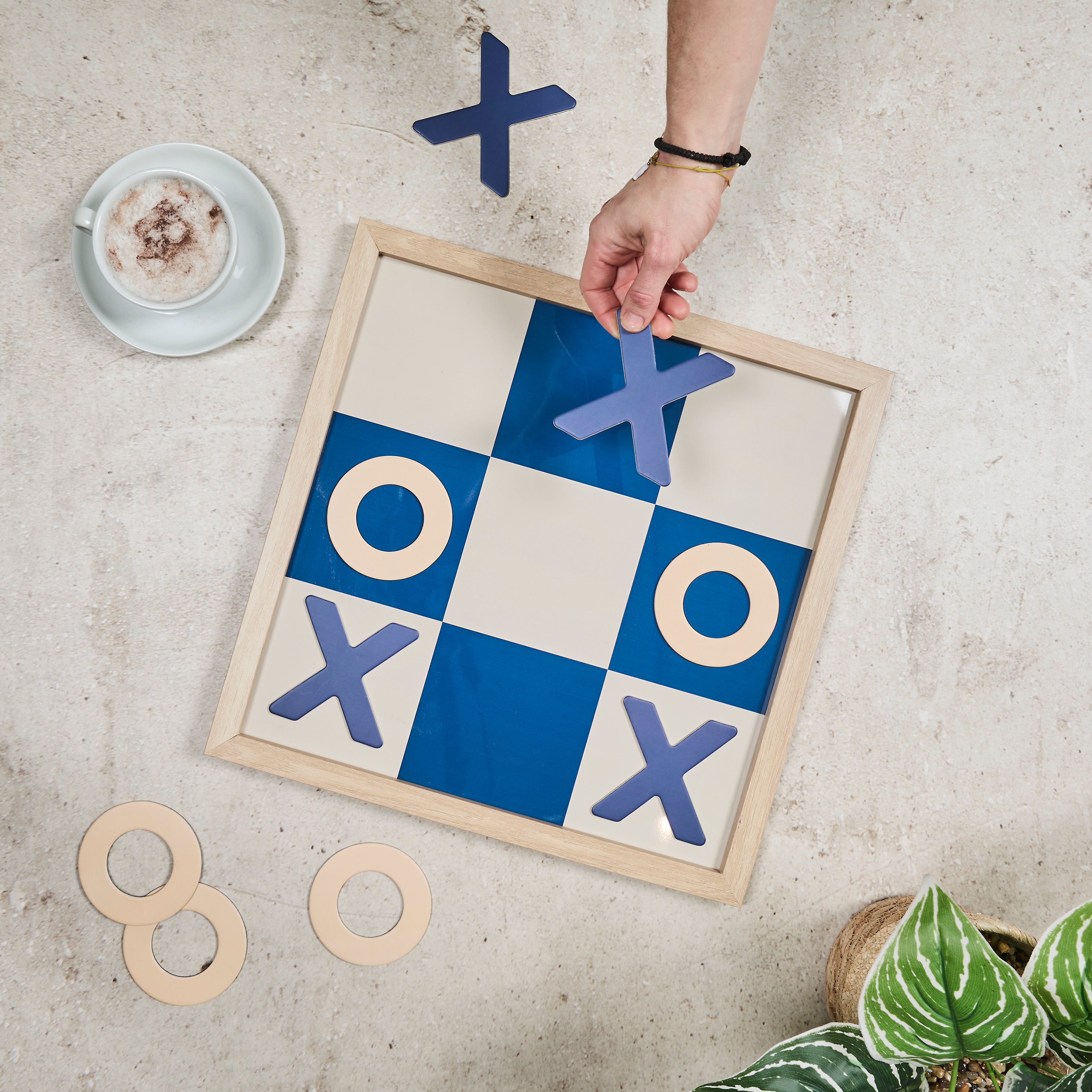 TIC TAC TOE MURAL EN BOIS